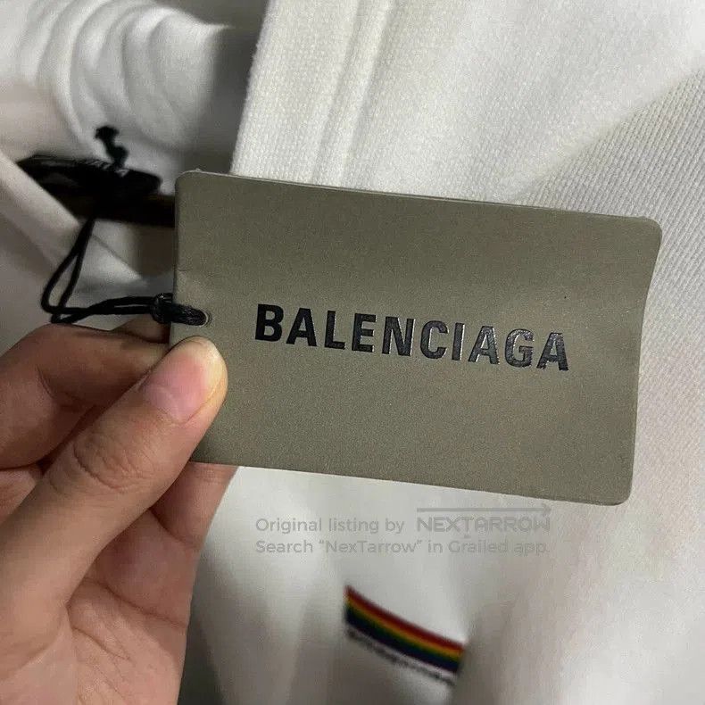 Balenciaga Balenciaga Flag Embroidery Hoodie. Size US XS / EU 42 / 0 - 5 Thumbnail