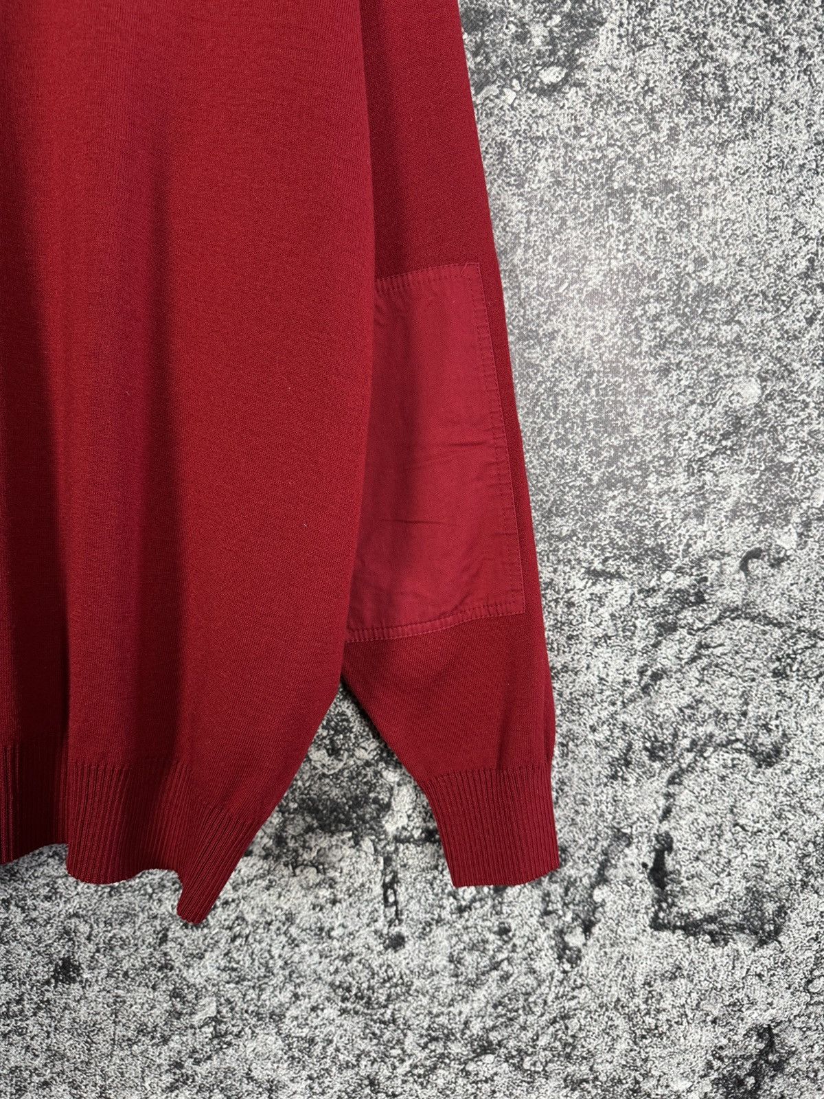 Paul & Shark Paul Shark Wool Sweater Red Henley Knit Made In Italy XL Size US XL / EU 56 / 4 - 15 Thumbnail