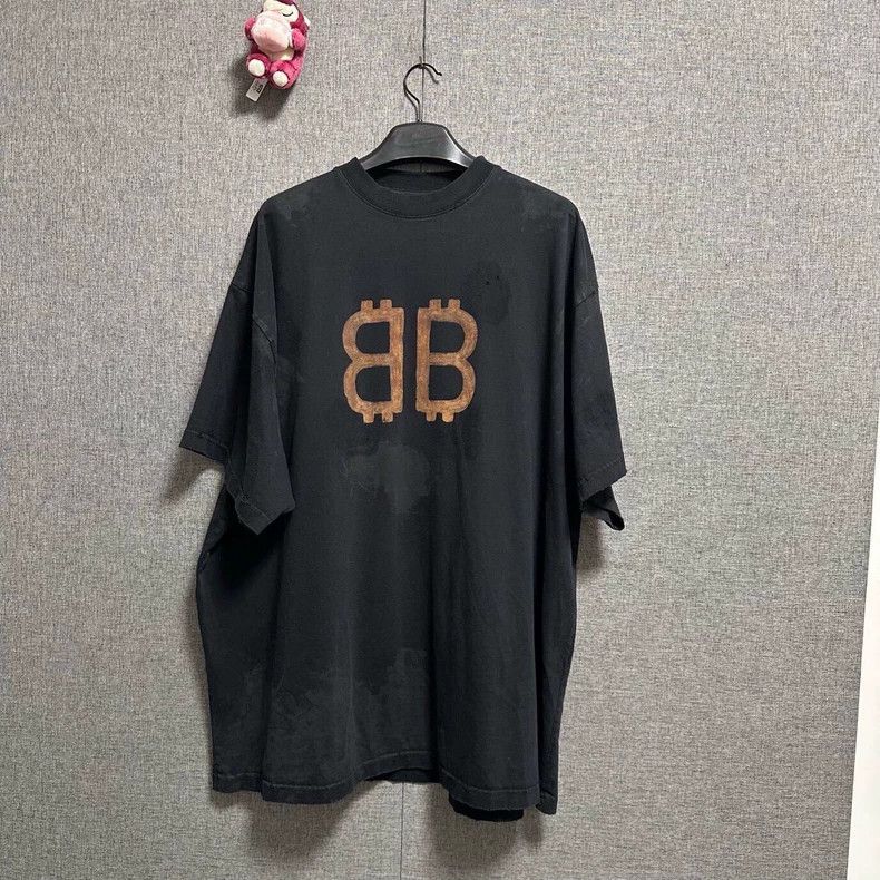 Balenciaga Balenciaga Bitcoin Clay Dye T-shirt - dmc Size US L / EU 52-54 / 3 - 1 Thumbnail