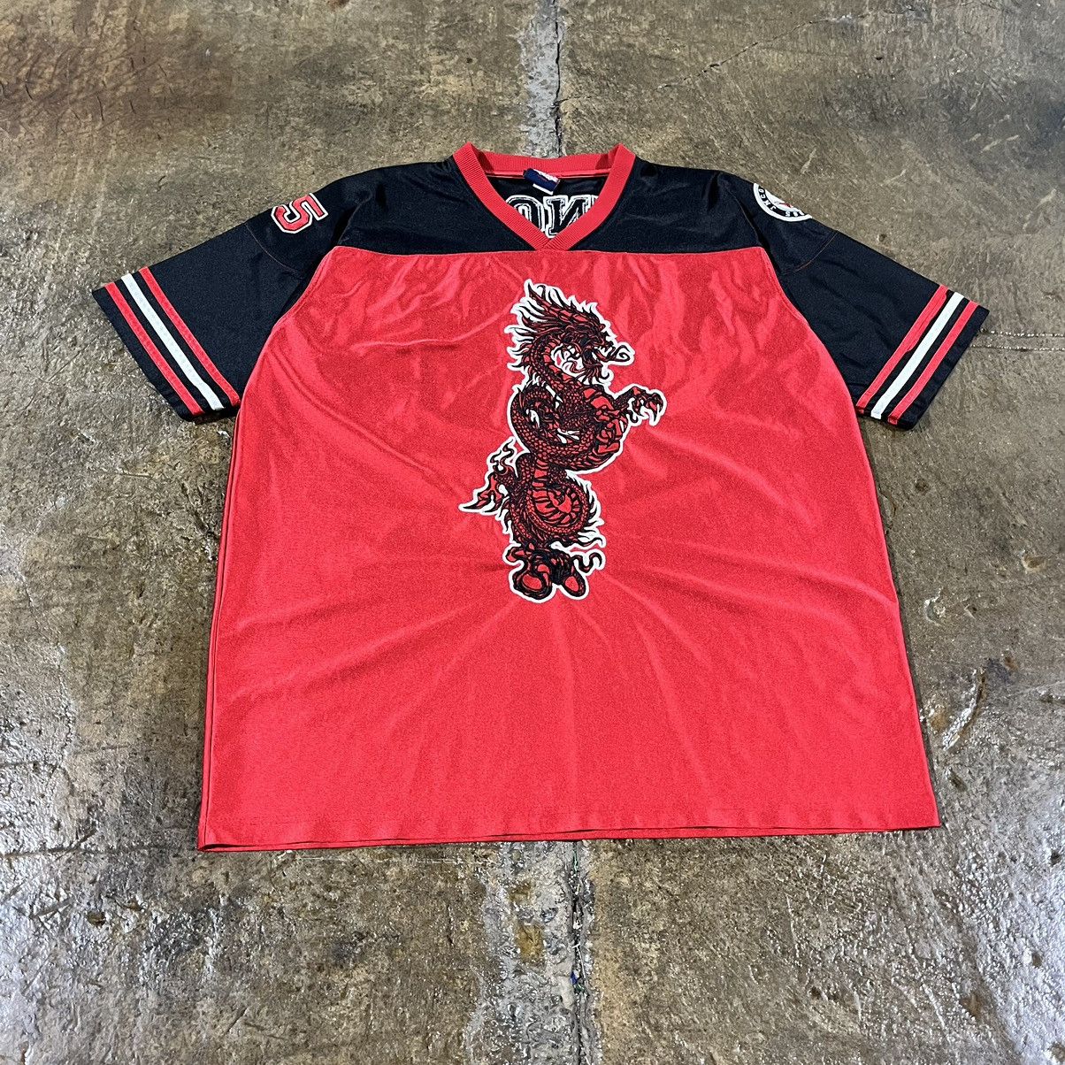 JNCO × Vintage Crazy Y2K JNCO Dragon Jersey Vintage Grunge Goth Skater XL Size US XL / EU 56 / 4 - 4 Thumbnail