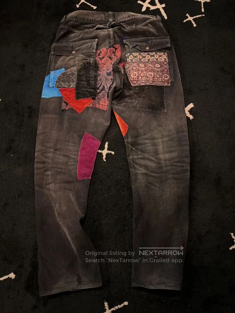 Kapital kapital archive 2014 patchwork corduroy pants. Size US 32 / EU 48 - 2 Thumbnail