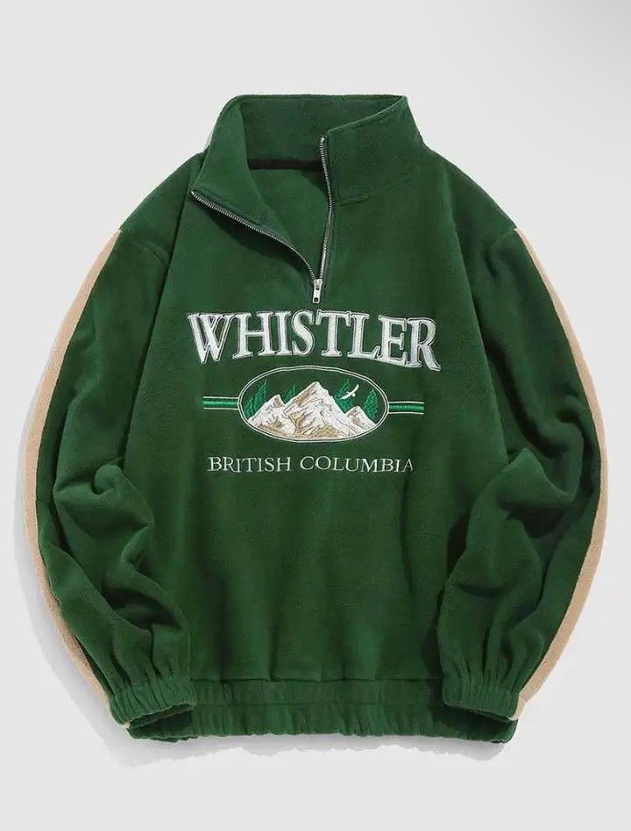 Vintage Fleece British Streetwear Retro Sweatshirt High Collar Size US L / EU 52-54 / 3 - 1 Thumbnail