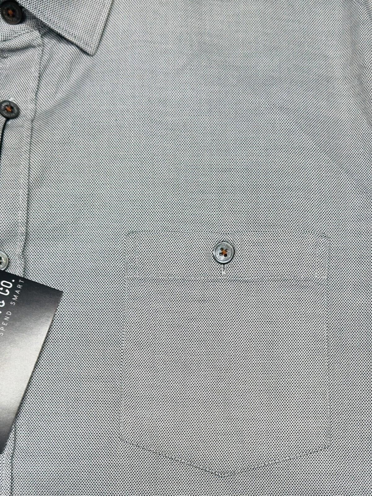 Ted Baker Ted Baker 6 Shirt Men's UK Size 2XL Grey Button Pocket Size 48R - 12 Thumbnail