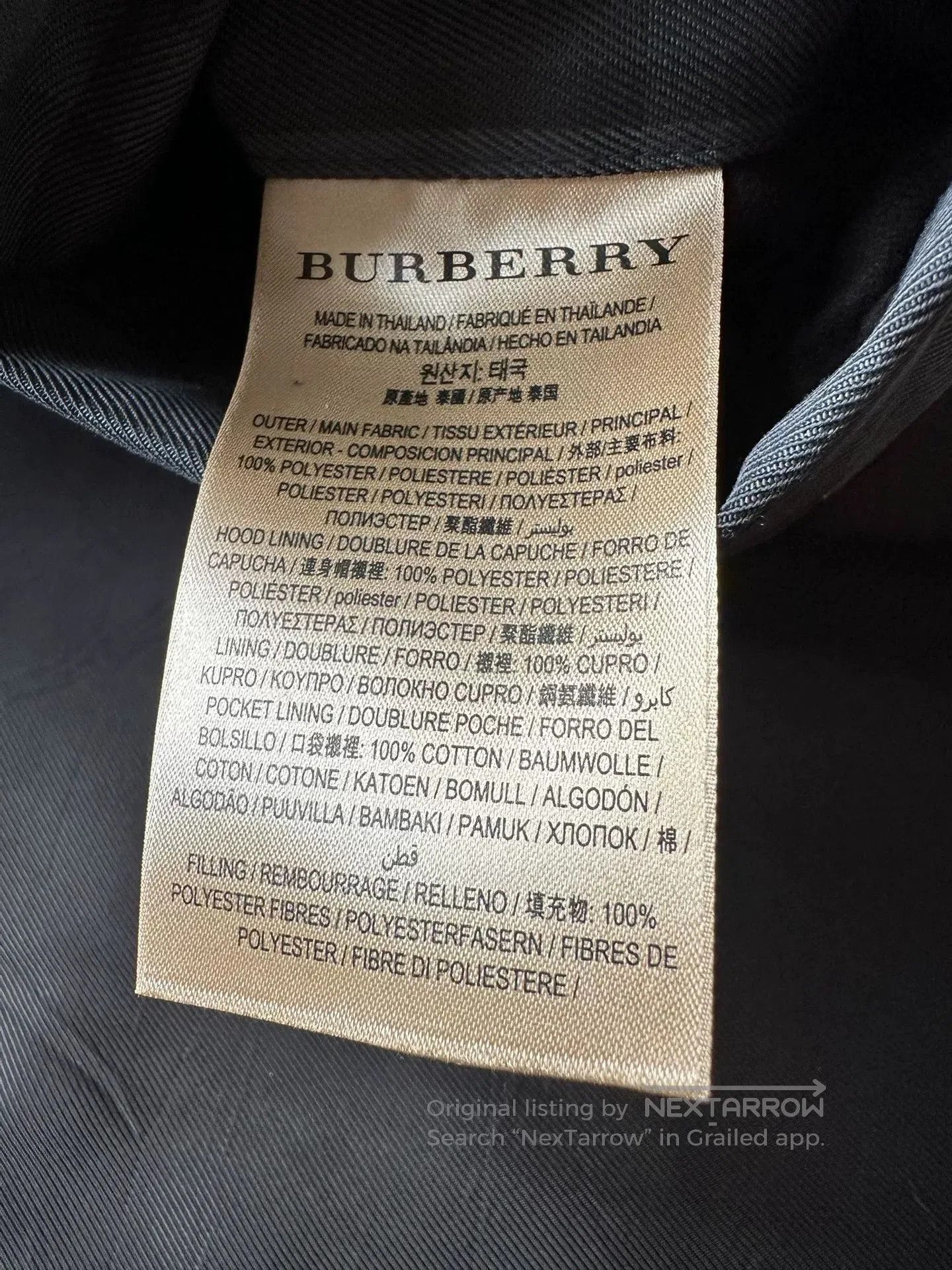 Burberry burberry oversized hooded jacket with unique design. Size US XXL / EU 58 / 5 - 9 Thumbnail
