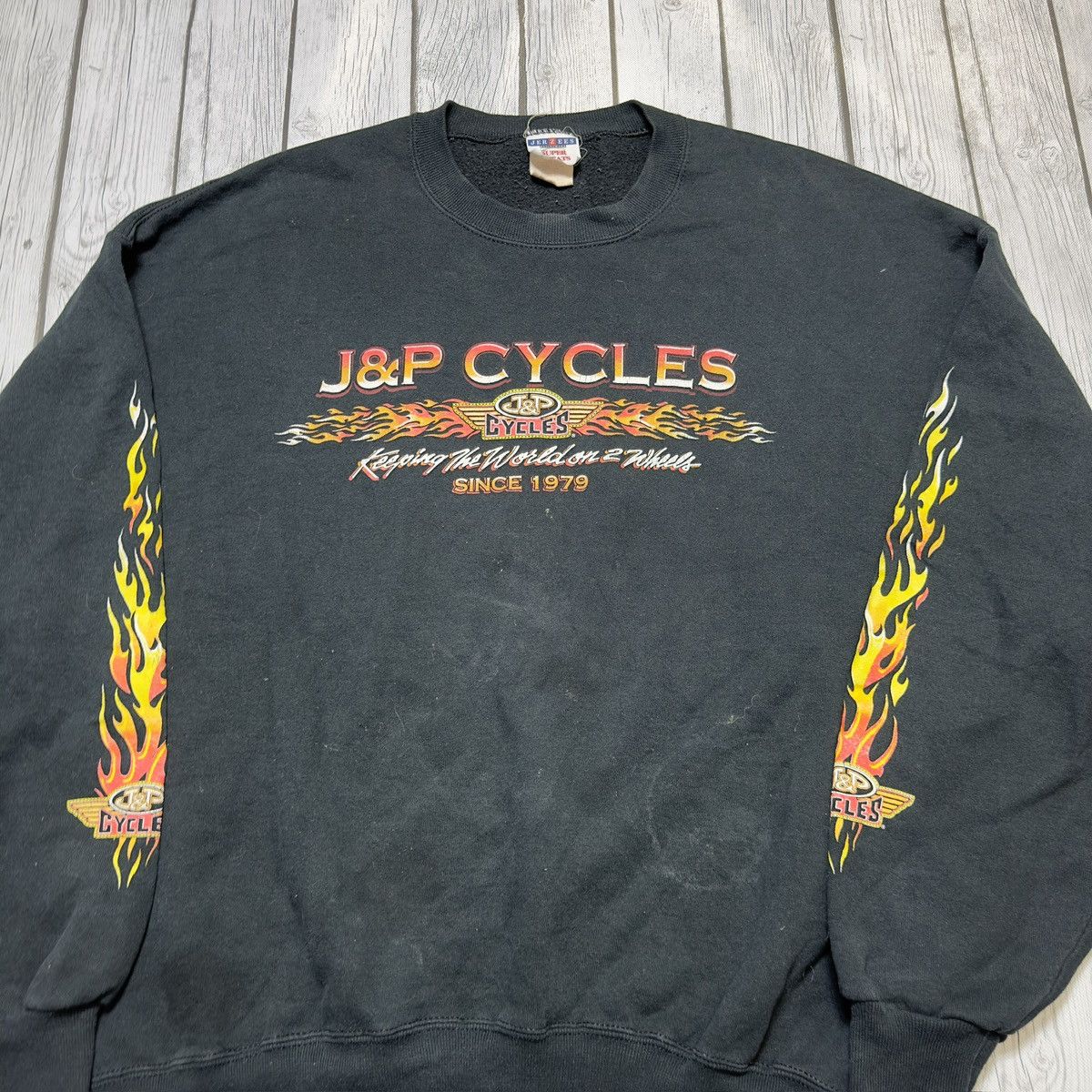 Vintage J&P Cycles sweatshirt