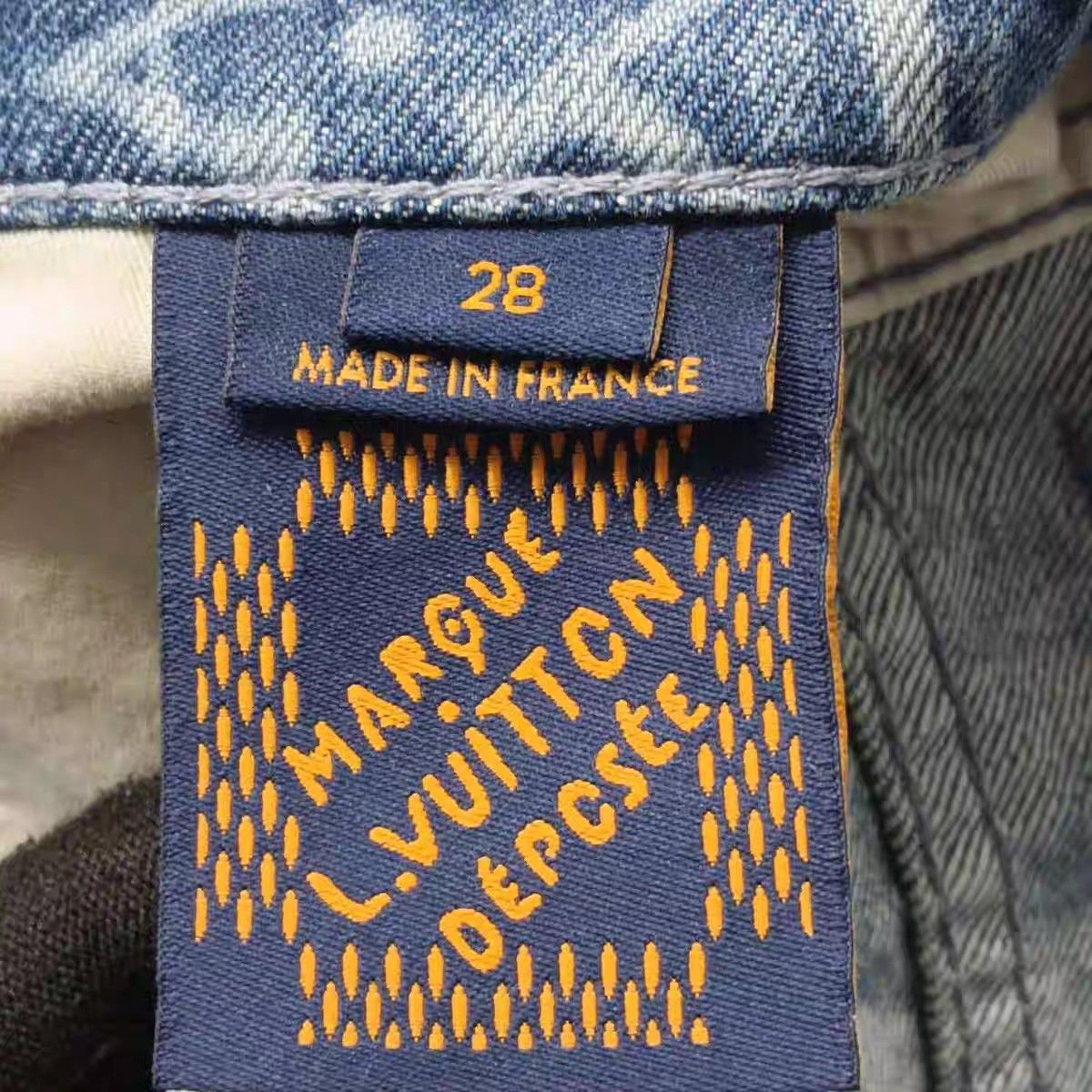 Louis Vuitton Louis Vuitton Fei Dong Full Print Denim Shorts Size US 28 / EU 44 - 5 Thumbnail