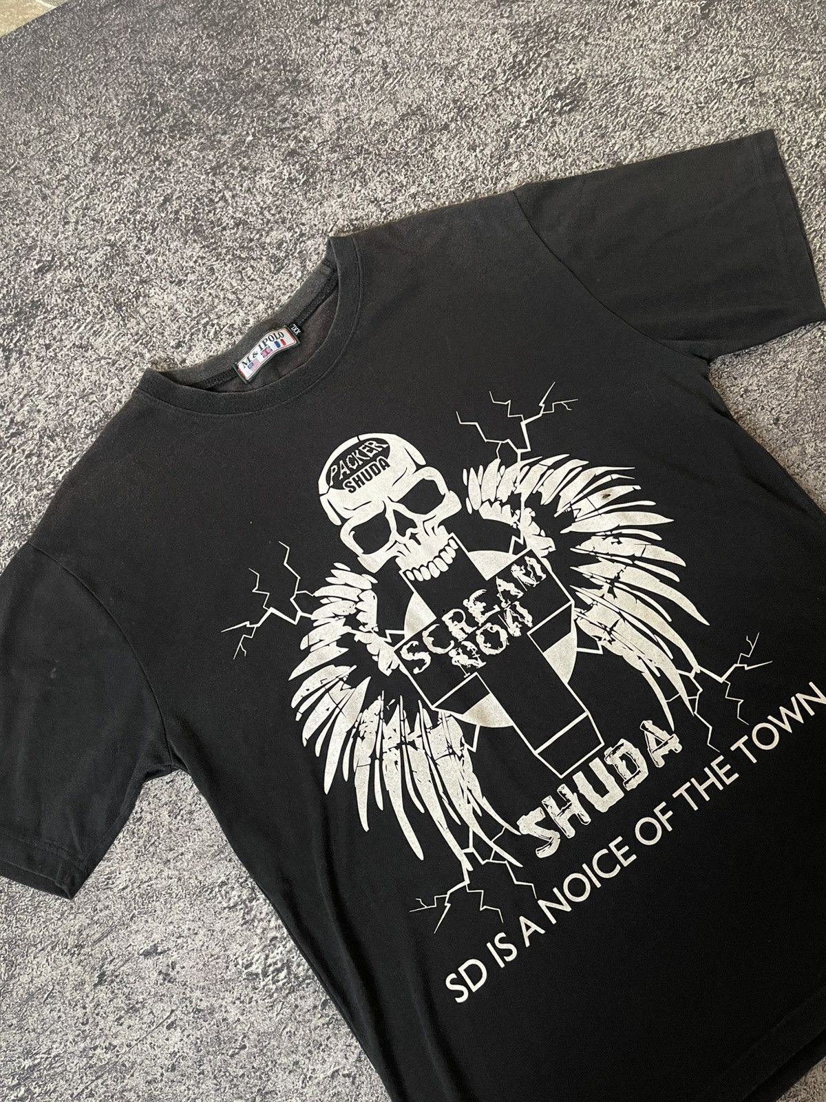 Japanese Brand Y2K M Ipolo Ifsixwasnine skull tshirt Size US L / EU 52-54 / 3 - 3 Thumbnail