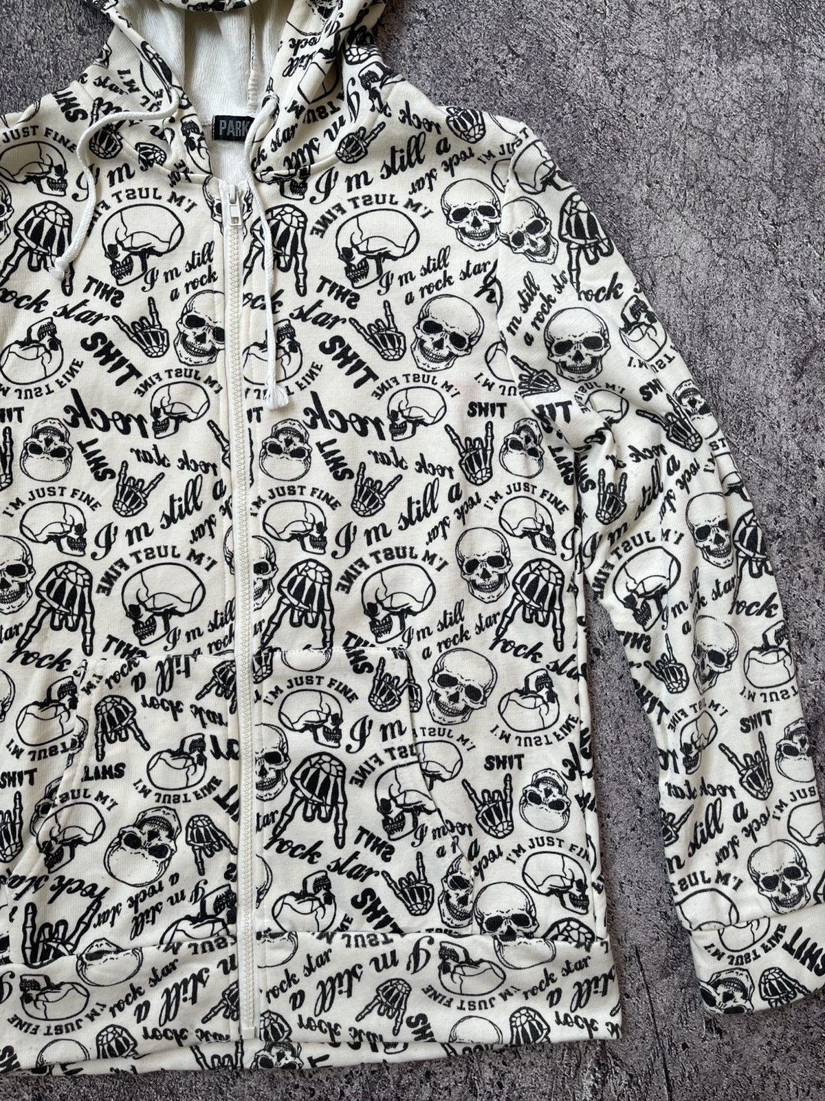 Hysteric Glamour Y2k Park Girl Ifsixwasnine skull full print hoodie Size US M / EU 48-50 / 2 - 2 Thumbnail