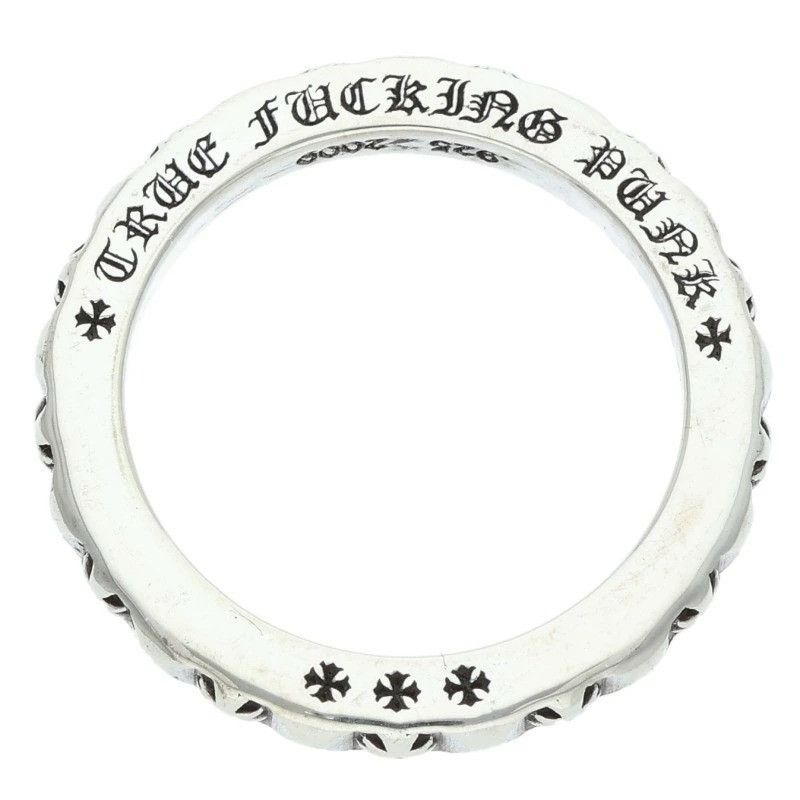 Chrome Hearts OFFER OK! size 10 CHROME HEARTS TRUE FUCKING PUNKS STUD RING Size ONE SIZE - 2 Thumbnail