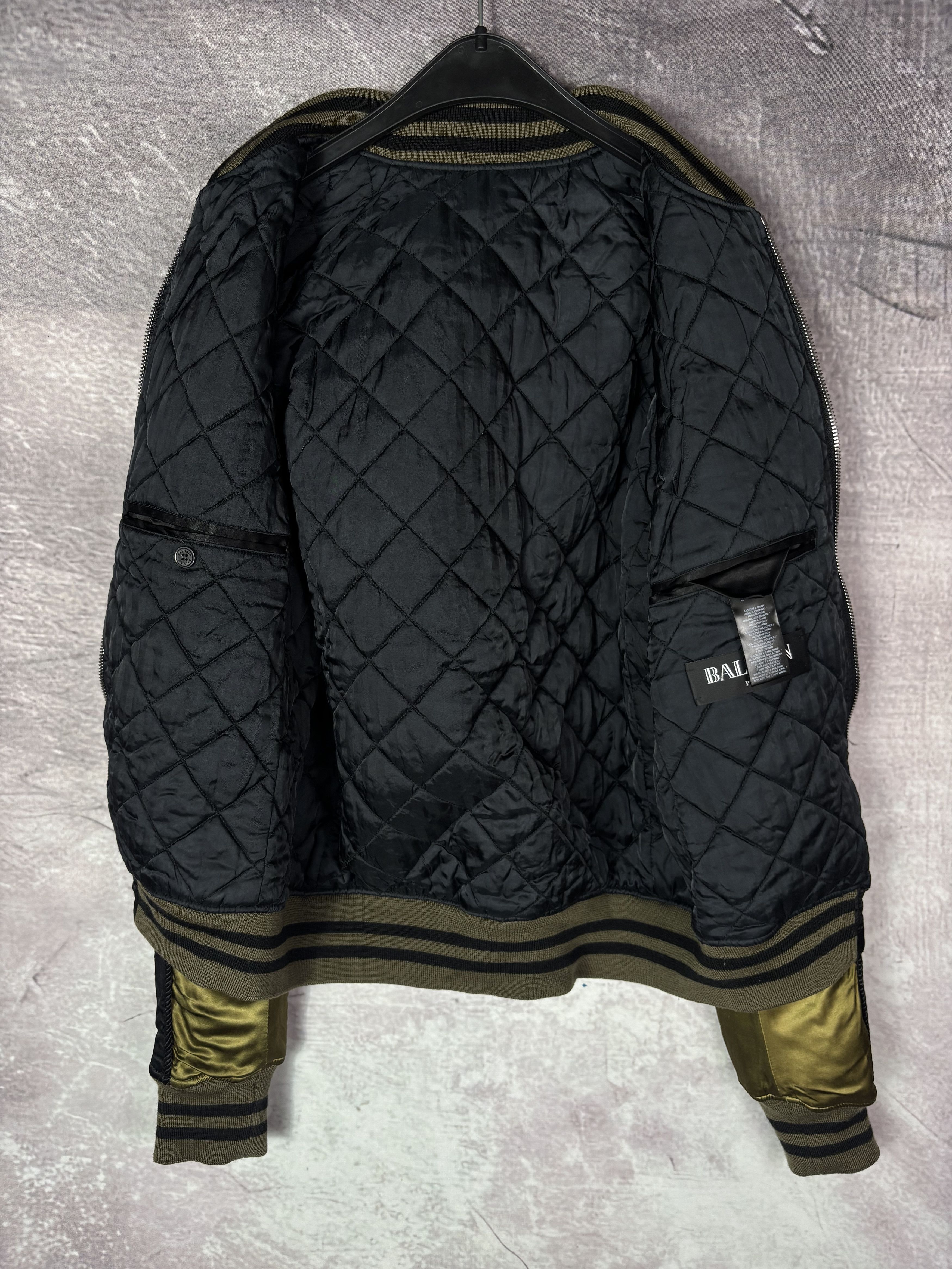 Balmain Embellished Stain Bomber Jacket Japan Made Size US S / EU 44-46 / 1 - 5 Thumbnail