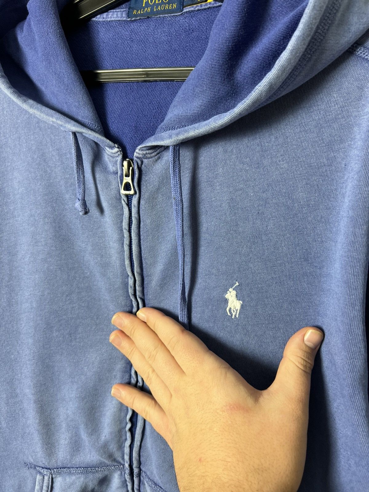 Polo Ralph Lauren Polo Ralph Lauren Washed Spa Terry Zip Up Hoodie Pony Logo Size US S / EU 44-46 / 1 - 5 Thumbnail