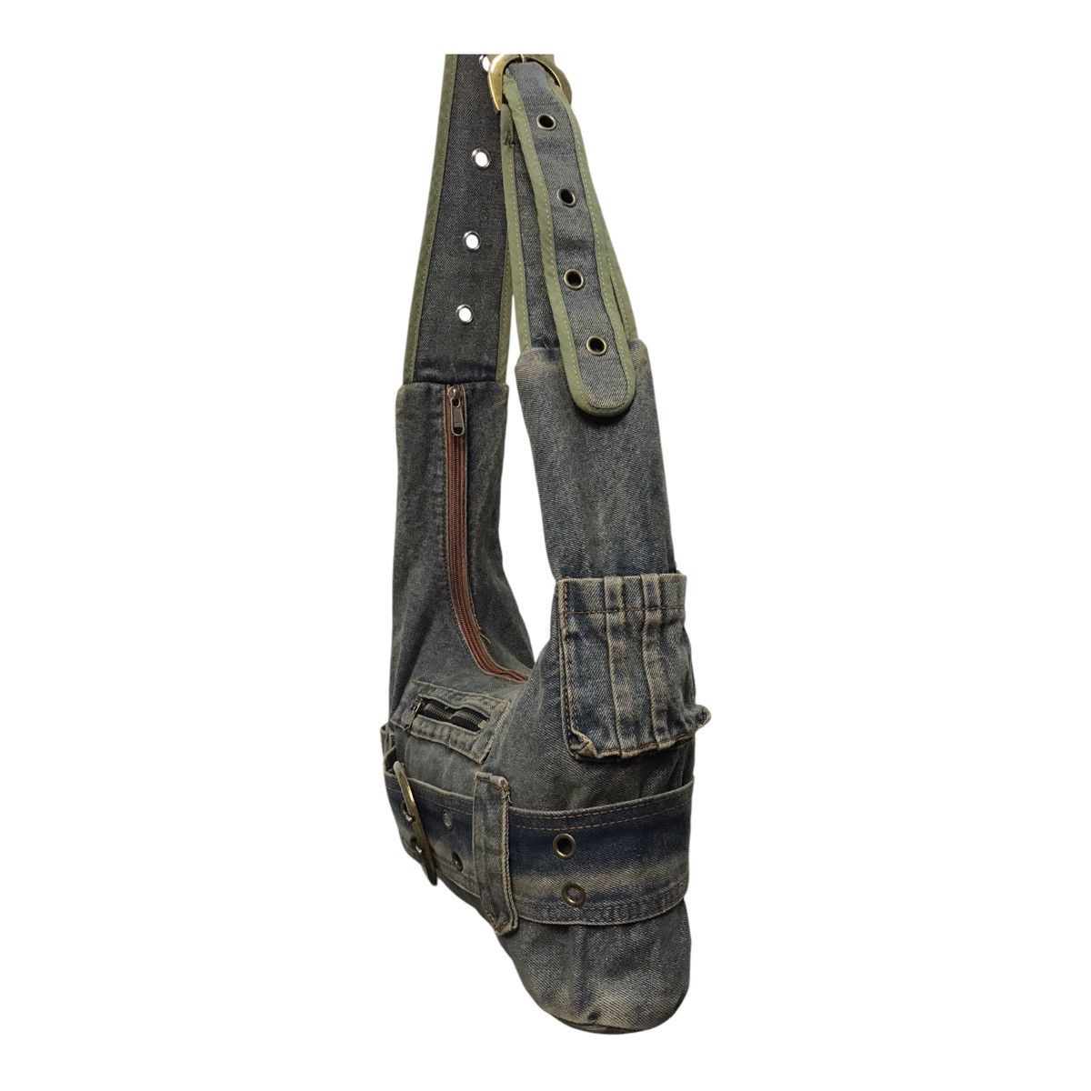 Hysteric Glamour Denim Custom Buckle Shoulder Bag Size ONE SIZE - 6 Thumbnail