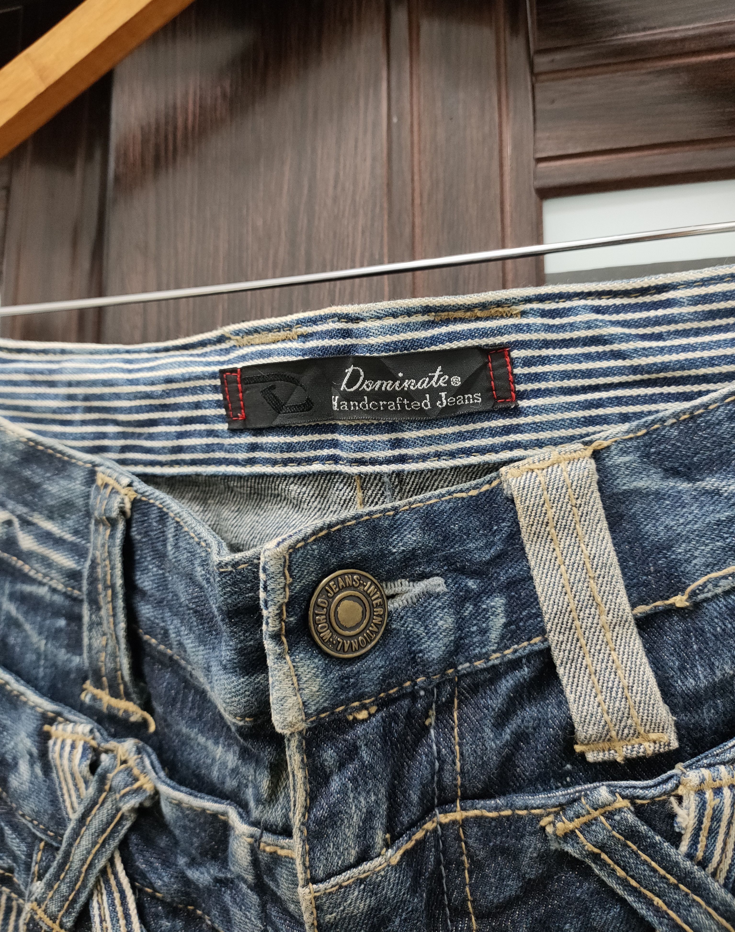 If Six Was Nine 💥Double Waist Japanese Brand Dominate @ HandCrafted Jeans💥 Size US 34 / EU 50 - 4 Thumbnail