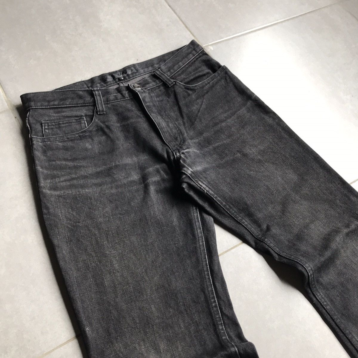 Attachment × Kazuyuki Kumagai Attachment Attachment black wash jeans Size US 28 / EU 44 - 3 Thumbnail