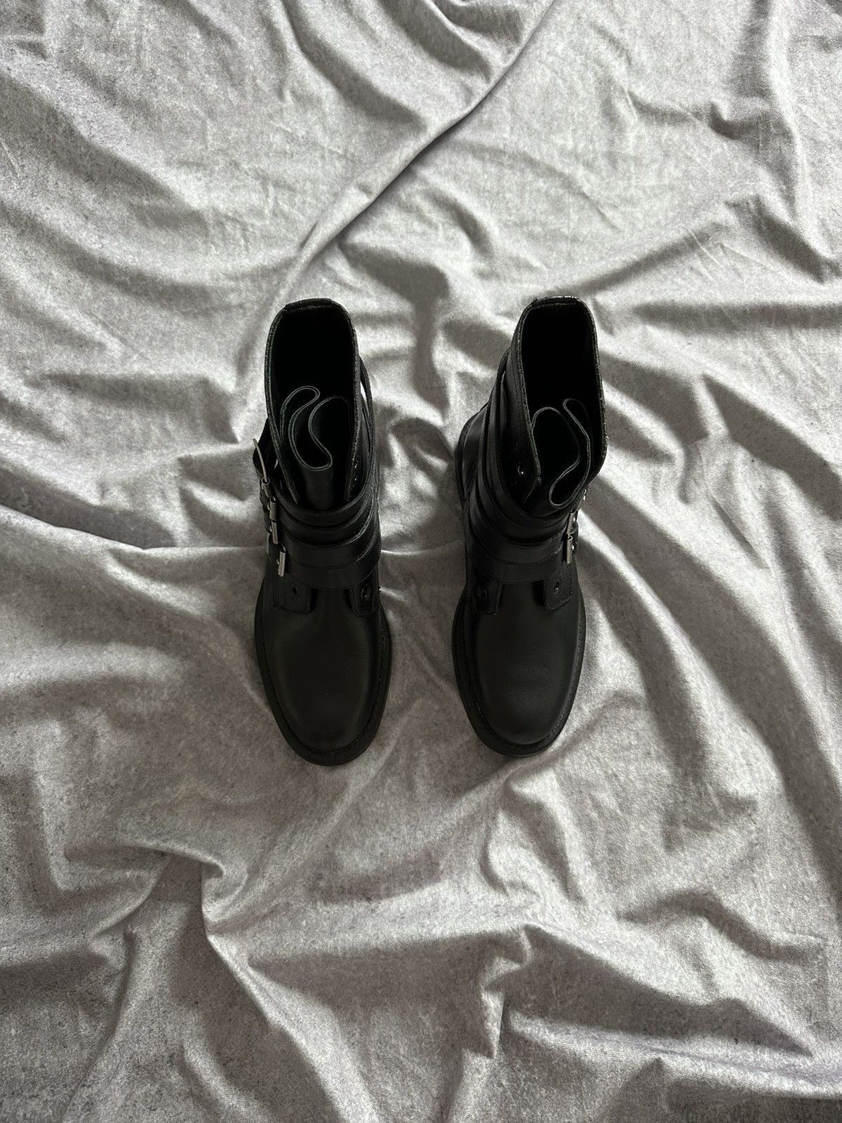 Saint Laurent Paris Saint Laurent Paris Studded Strap Rangers Boot Black Size US 6.5 / IT 36.5 - 5 Thumbnail