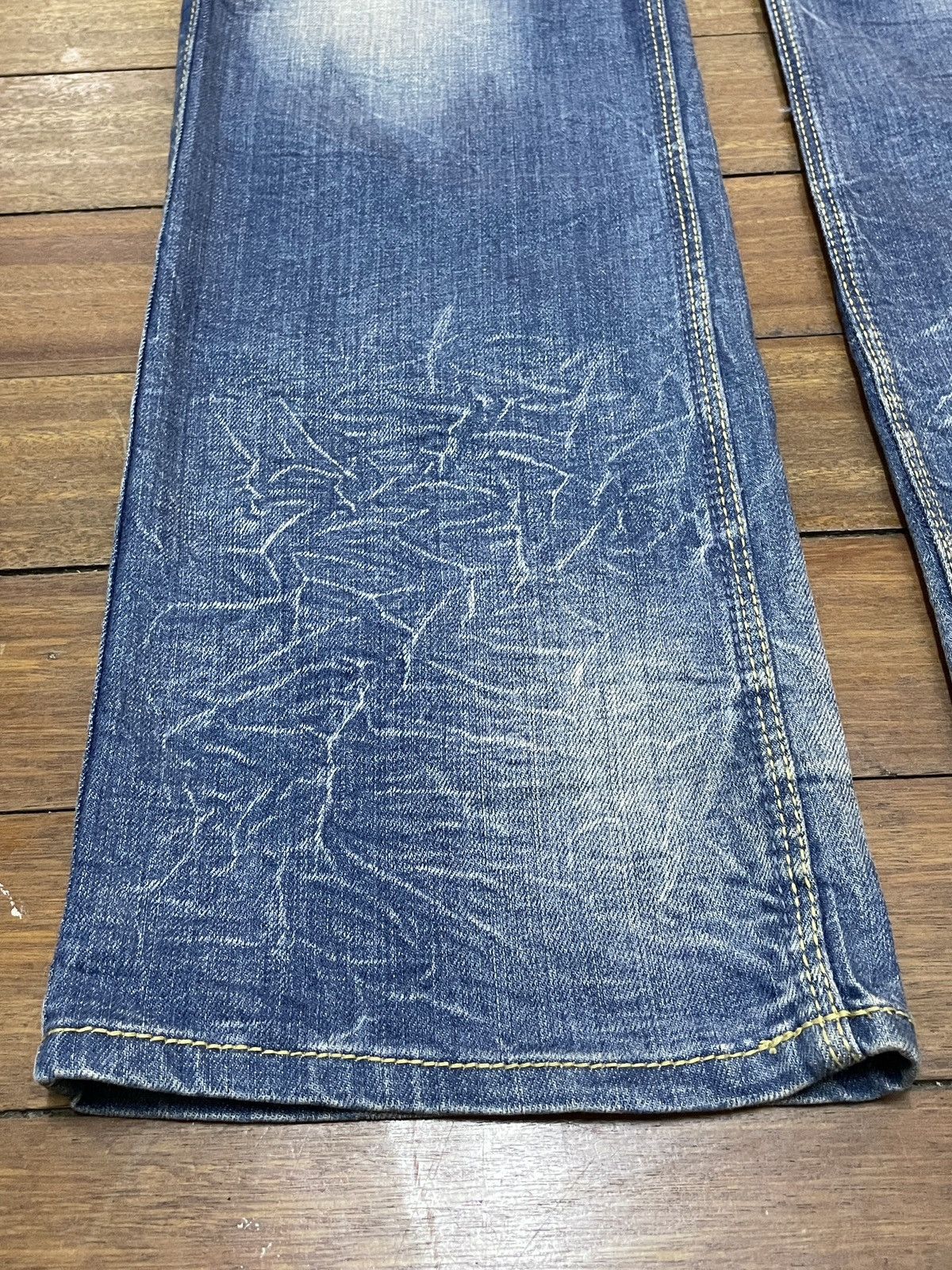 14th Addiction Rare Design Vintage Brand Nicole Club Flared Jeans 1990s Size US 33 - 5 Thumbnail