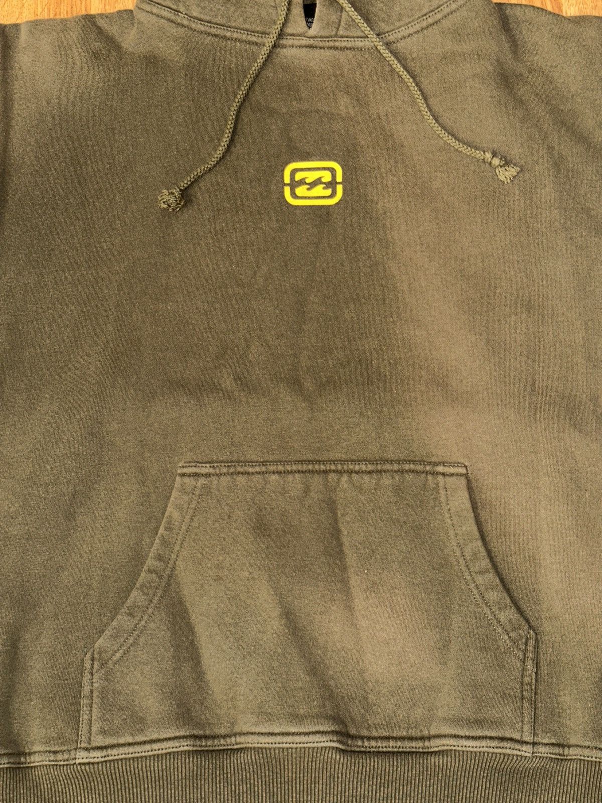 Billabong VTG 2000s Billabong Surf Olive Logo Spellout Hoodie RARE Size US M / EU 48-50 / 2 - 7 Thumbnail