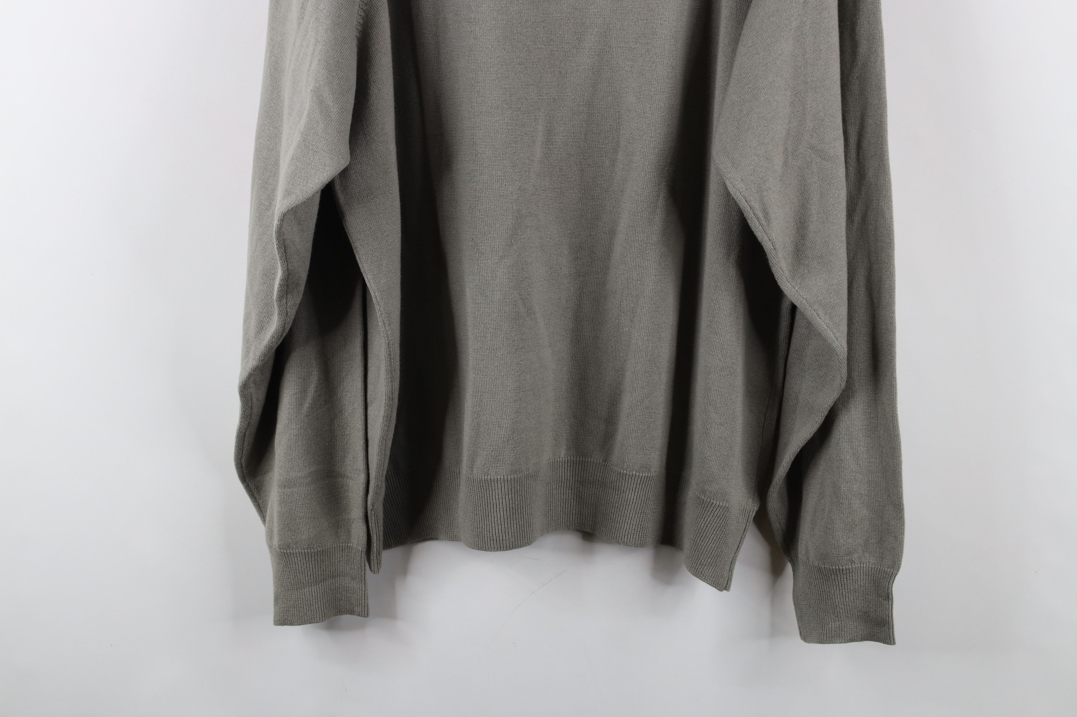 Vintage Vintage 90s Streetwear Silk Cashmere Blend Knit Sweater Gray Size US XL / EU 56 / 4 - 9 Thumbnail