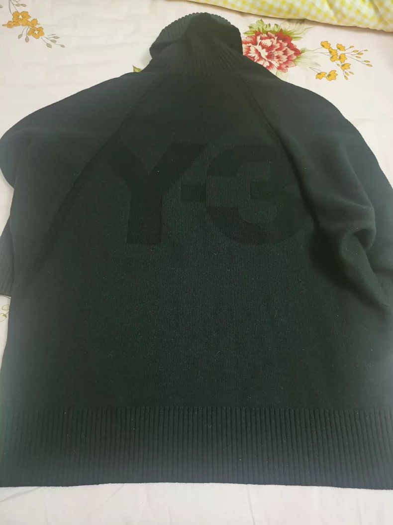 Y-3 Y-3 Black Wool Women's Sweater Size XS / US 0-2 / IT 36-38 - 1 Thumbnail