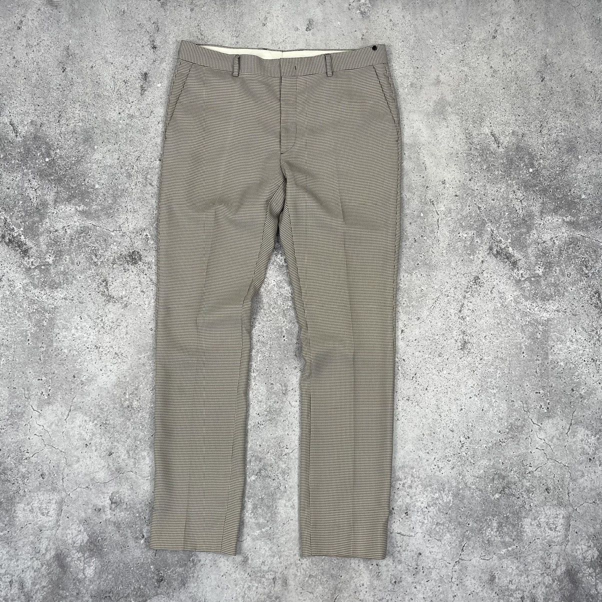 Fendi Fendi SS19 Beige Checked Trousers Size US 36 / EU 52 - 1 Thumbnail