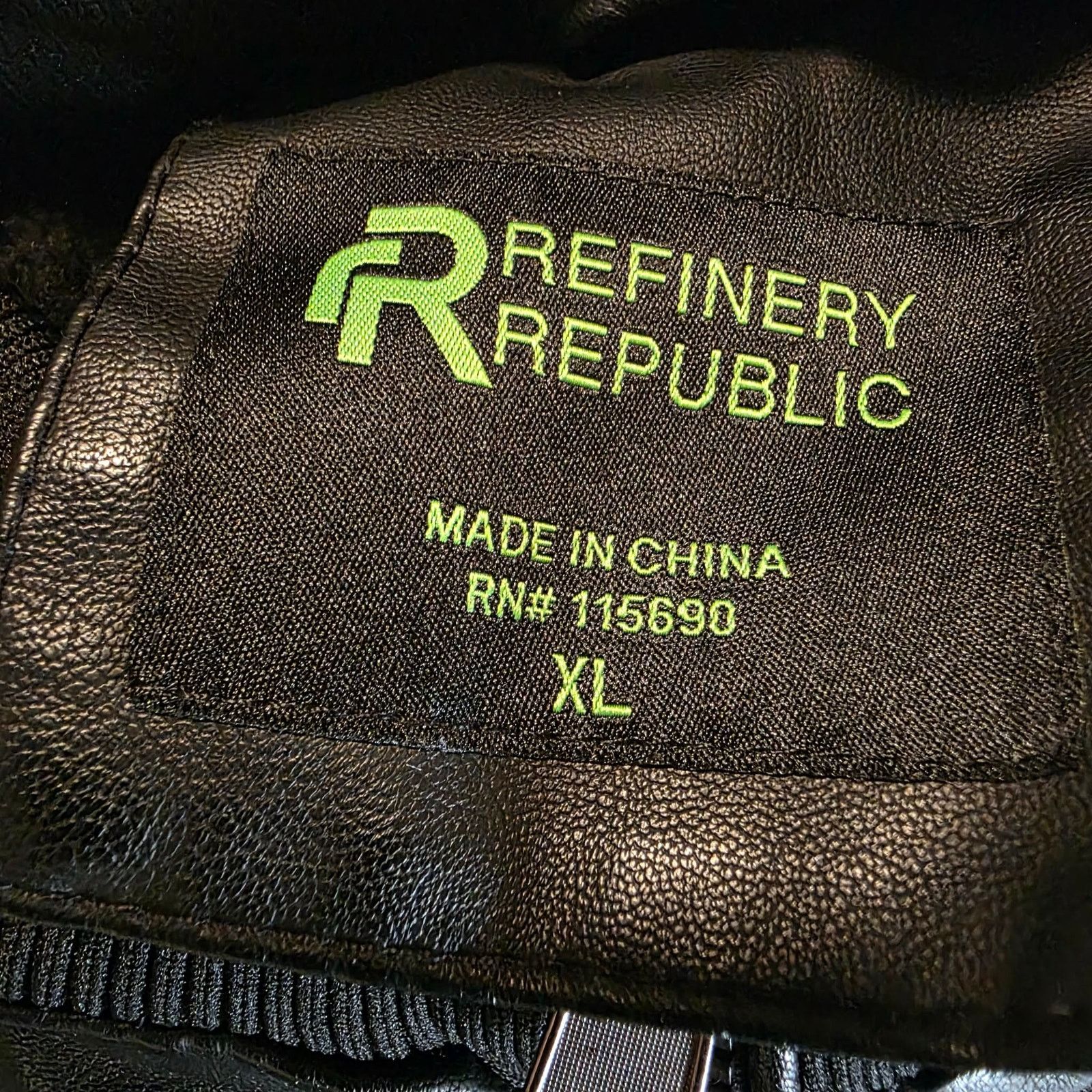 Other Refinery Republic Faux Leather Jacket – XL – Grey Hooded Size XL / US 12-14 / IT 48-50 - 3 Thumbnail