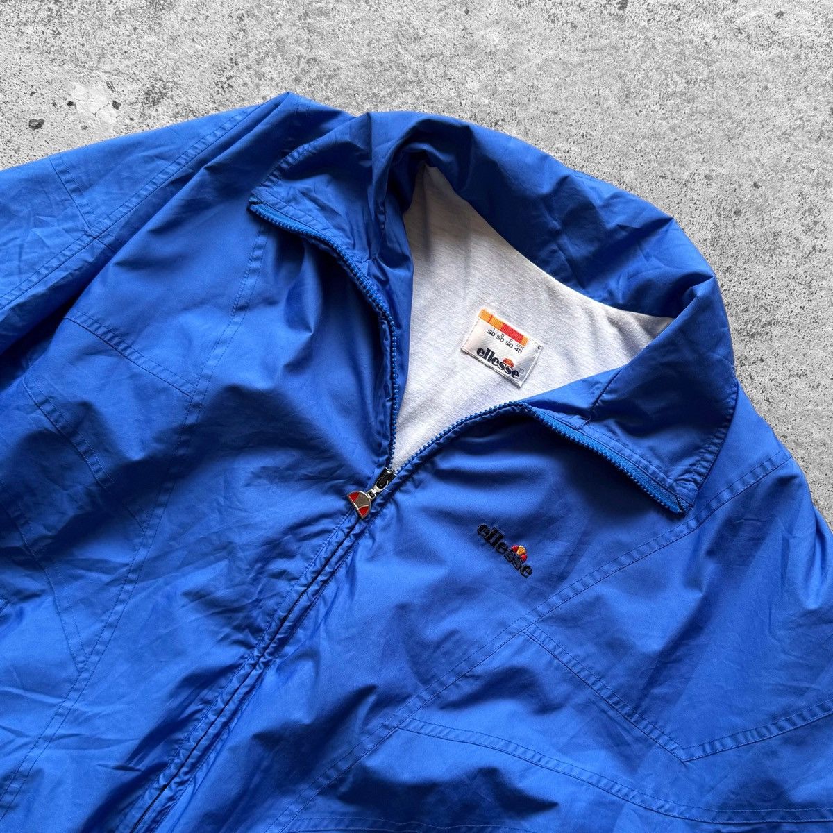 Ellesse Ellesse Vintage Jacket Blue Zip Track Top Retro Sportswear Size US L / EU 52-54 / 3 - 3 Thumbnail