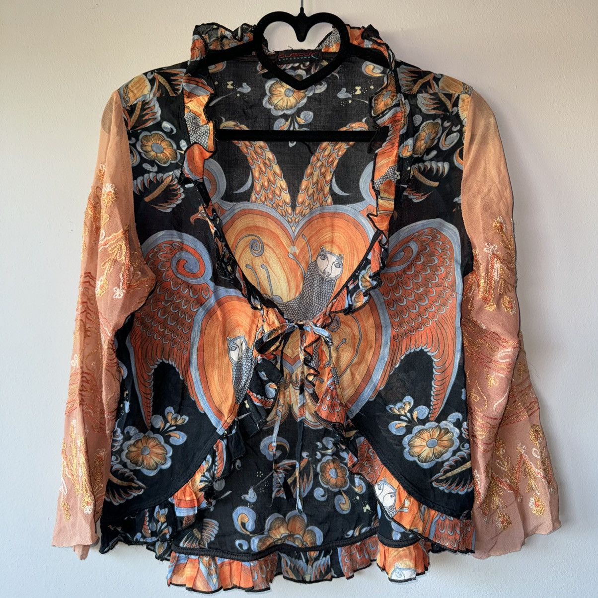 Custo Barcelona Custo Barcelona Vintage Y2K Blouse Avant Garde Size M / US 6-8 / IT 42-44 - 1 Thumbnail