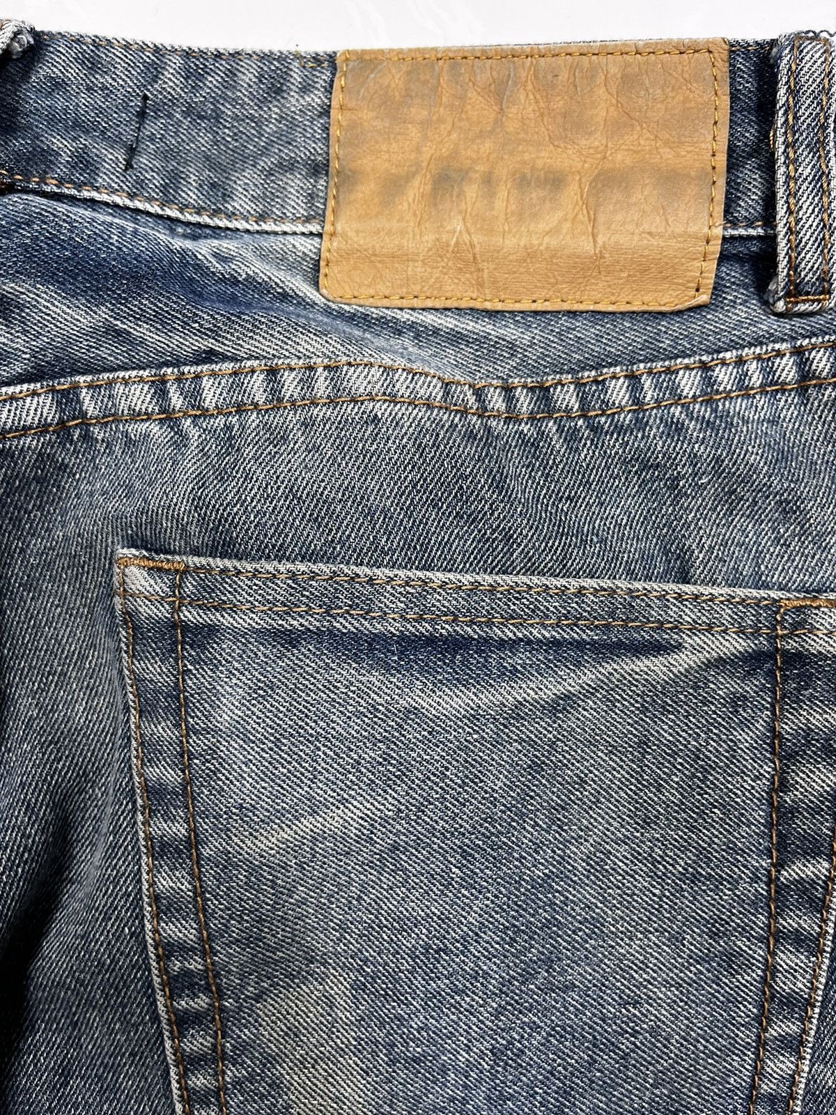Japanese Brand Superubis by Valetta Denim Washed Distressed Pants Vintage Size US 30 / EU 46 - 6 Thumbnail