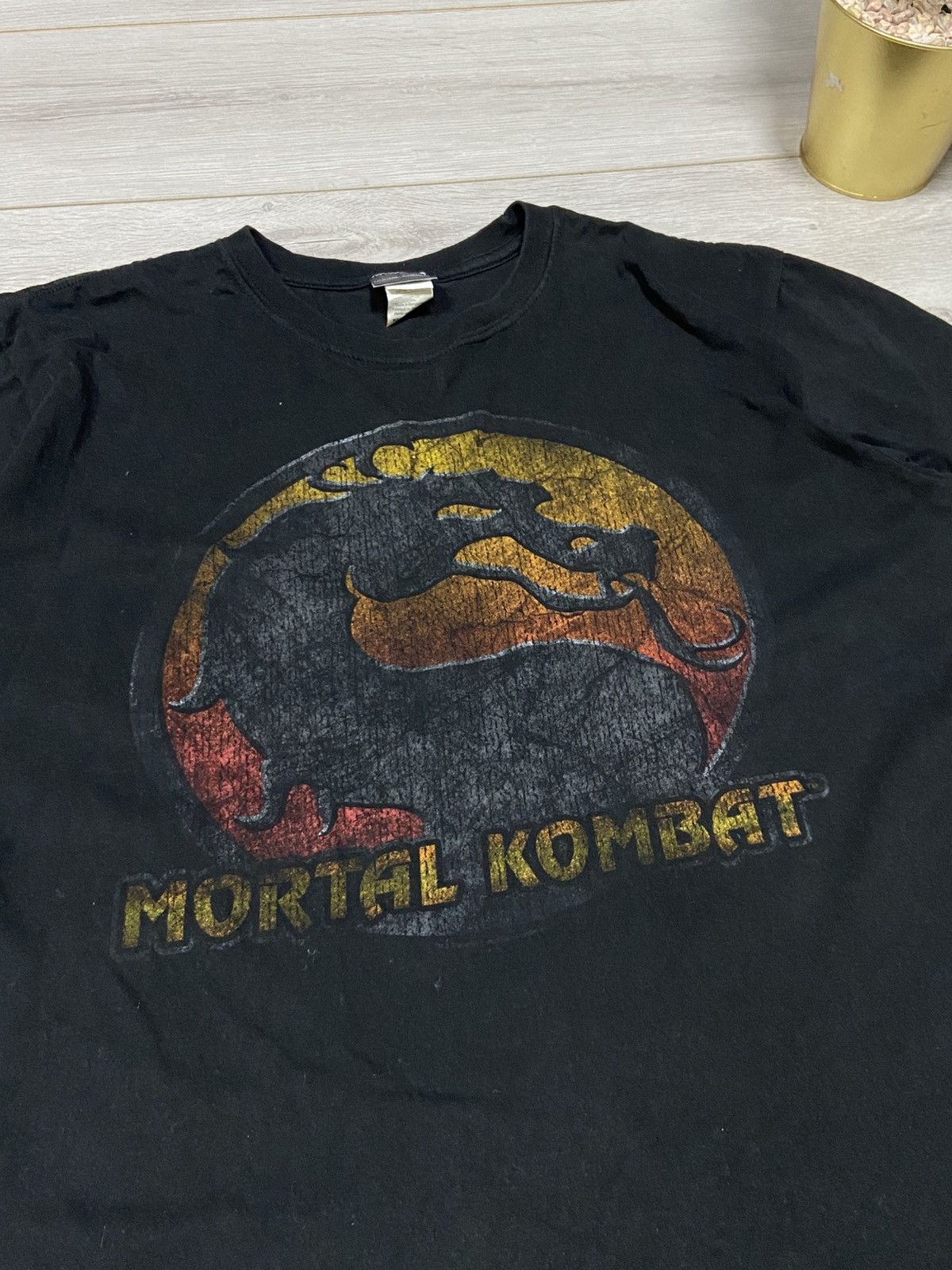 Warner Bros Mortal Combat vintage big dragon logo promo t-shirt Size US XL / EU 56 / 4 - 2 Thumbnail