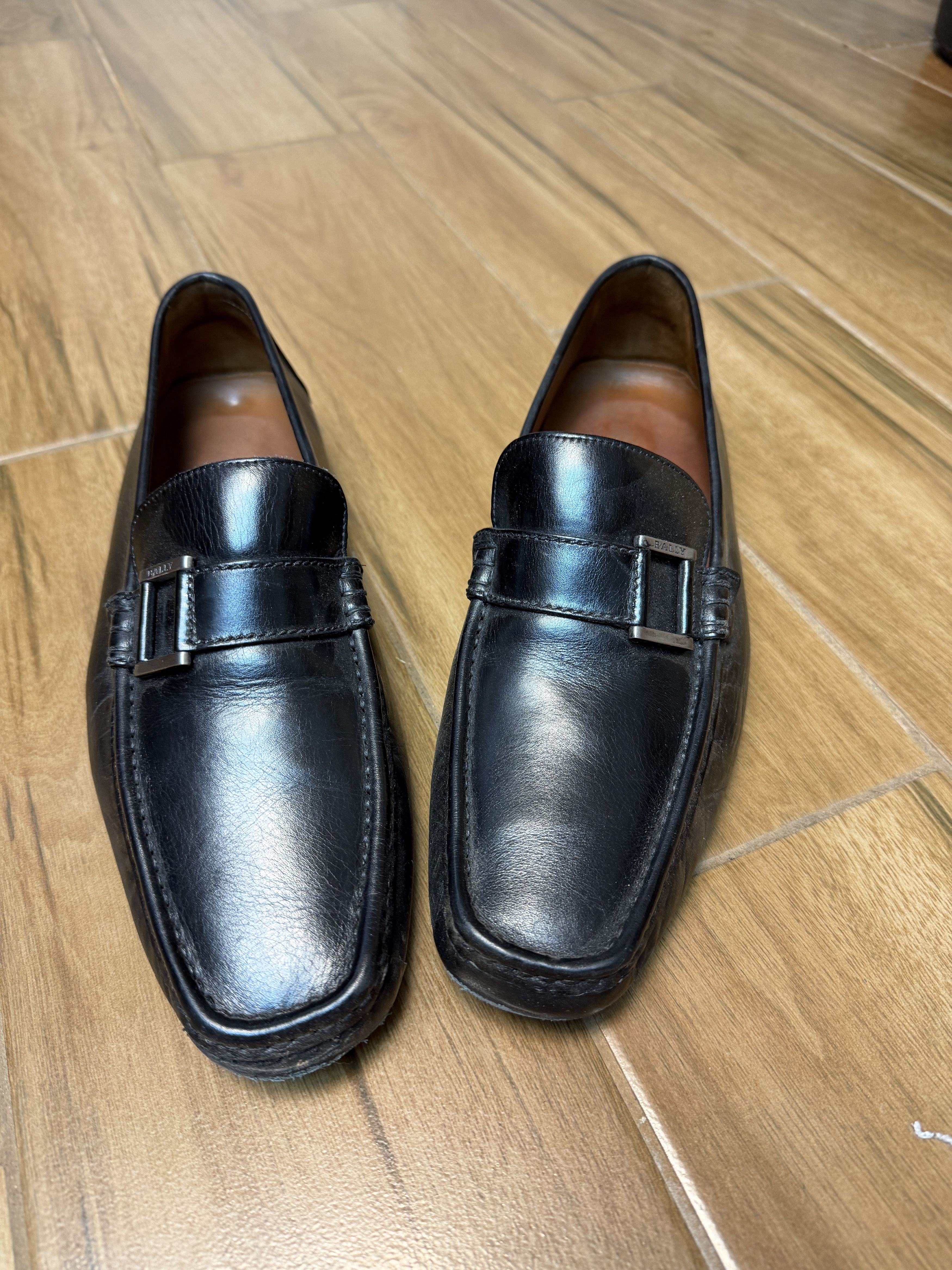 Bally Bally Men's Black Loafer Size 9 In Good Shape! Size US 9 / EU 42 - 1 Thumbnail