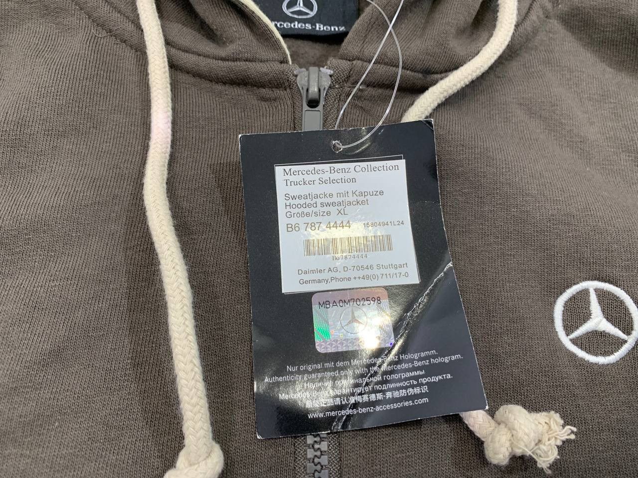 Mercedes-Benz × Vintage Mens hoodie Mercedes Benz Size XL Size US XL / EU 56 / 4 - 5 Thumbnail