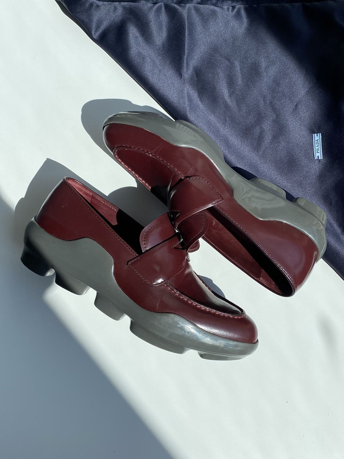 Prada Prada Penny Loafers Platforms Leather Size US 6 / IT 36 - 3 Thumbnail