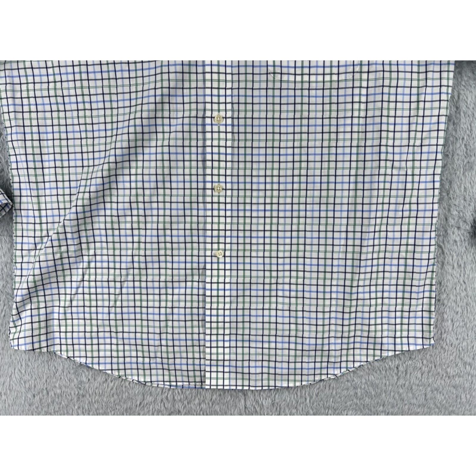 Ralph Lauren Lauren Ralph Lauren Shirt Adult XL Blue Plaid Button-Up Cotton Size US XL / EU 56 / 4 - 5 Thumbnail