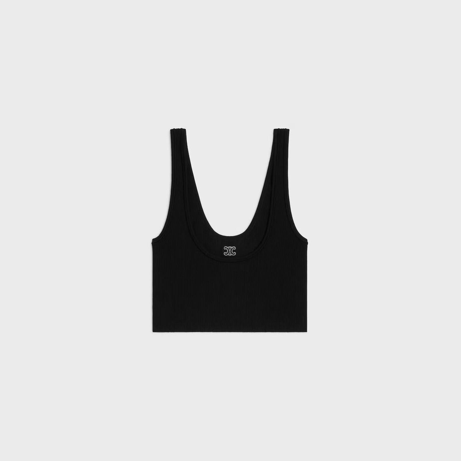 Celine CELINE BLACK TRIOMPHE BRA SIZE L Size ONE SIZE - 2 Thumbnail