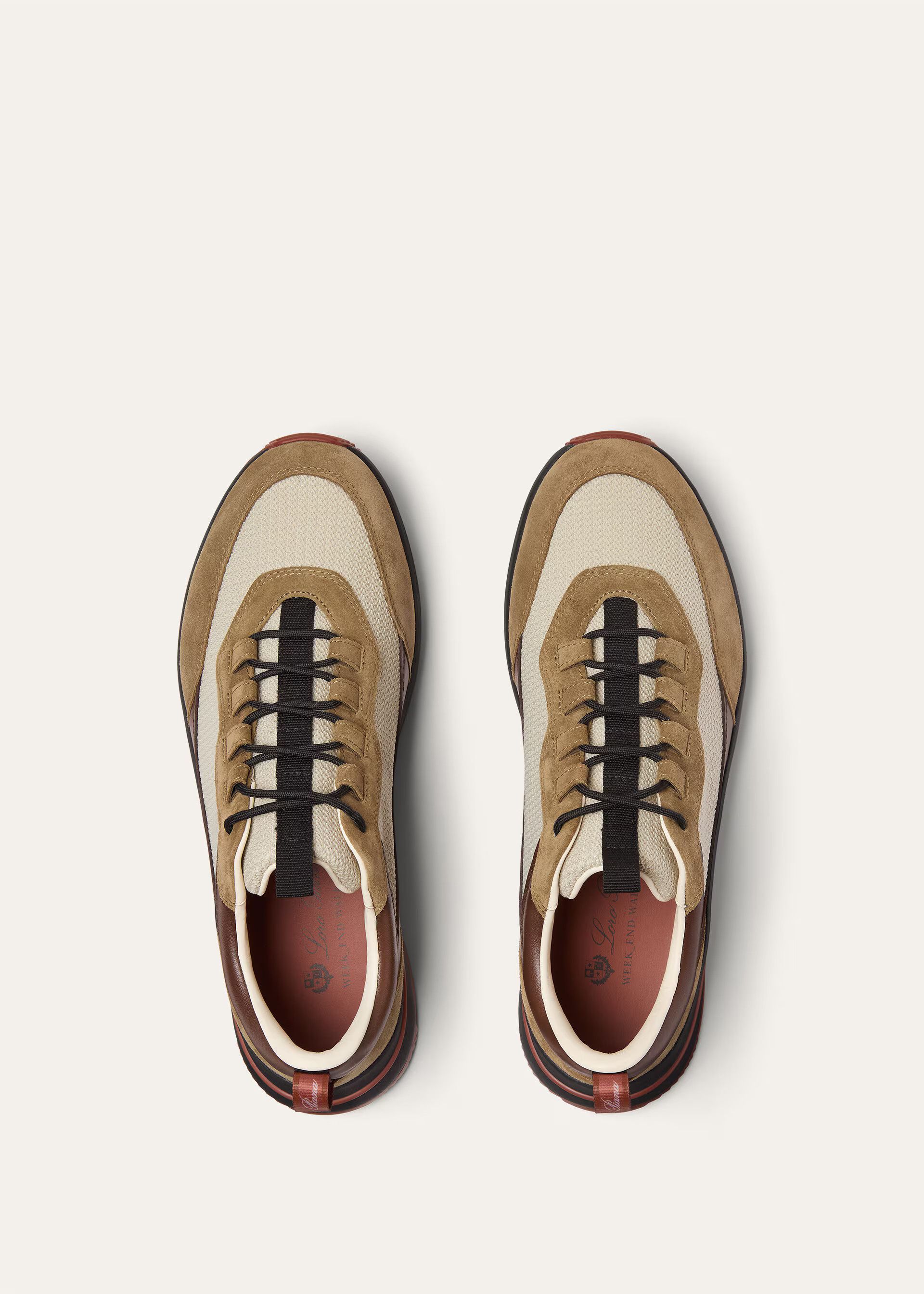 Loro Piana os11x0226 FAR1331 Week End Walk Low-Top Sneakers in Crest Size US 8 / EU 41 - 6 Thumbnail