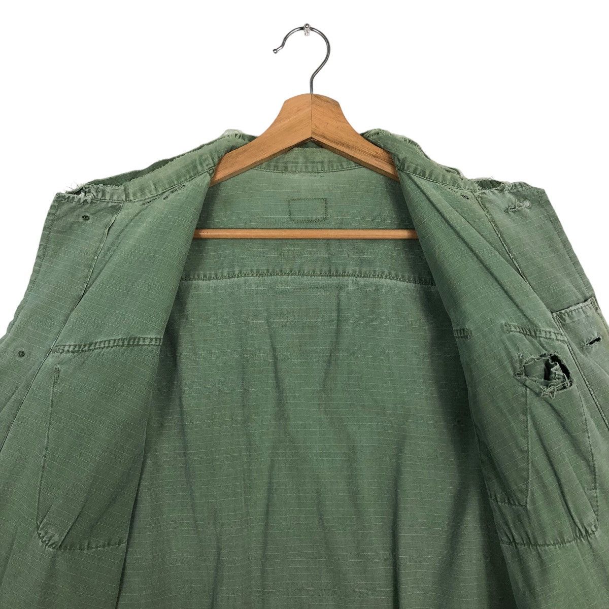 Vintage 🔥True Vintage 40’s Cargo Inspector Jacket Slant Pocket Army Size US M / EU 48-50 / 2 - 11 Thumbnail