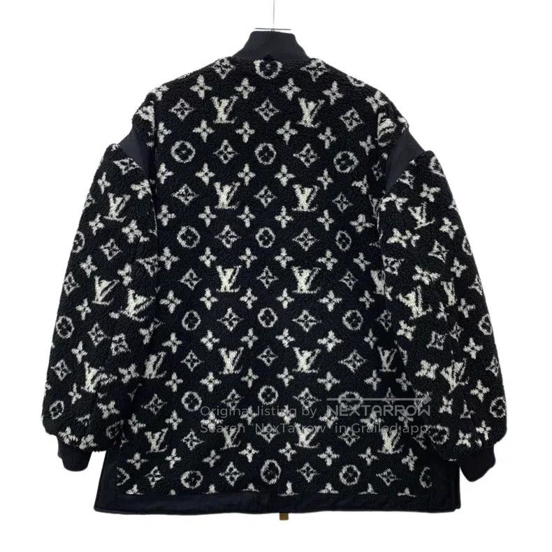 Louis Vuitton Louis Vuitton 24 black logo presbyopic full printed wool s Size XS / US 0-2 / IT 36-38 - 2 Thumbnail