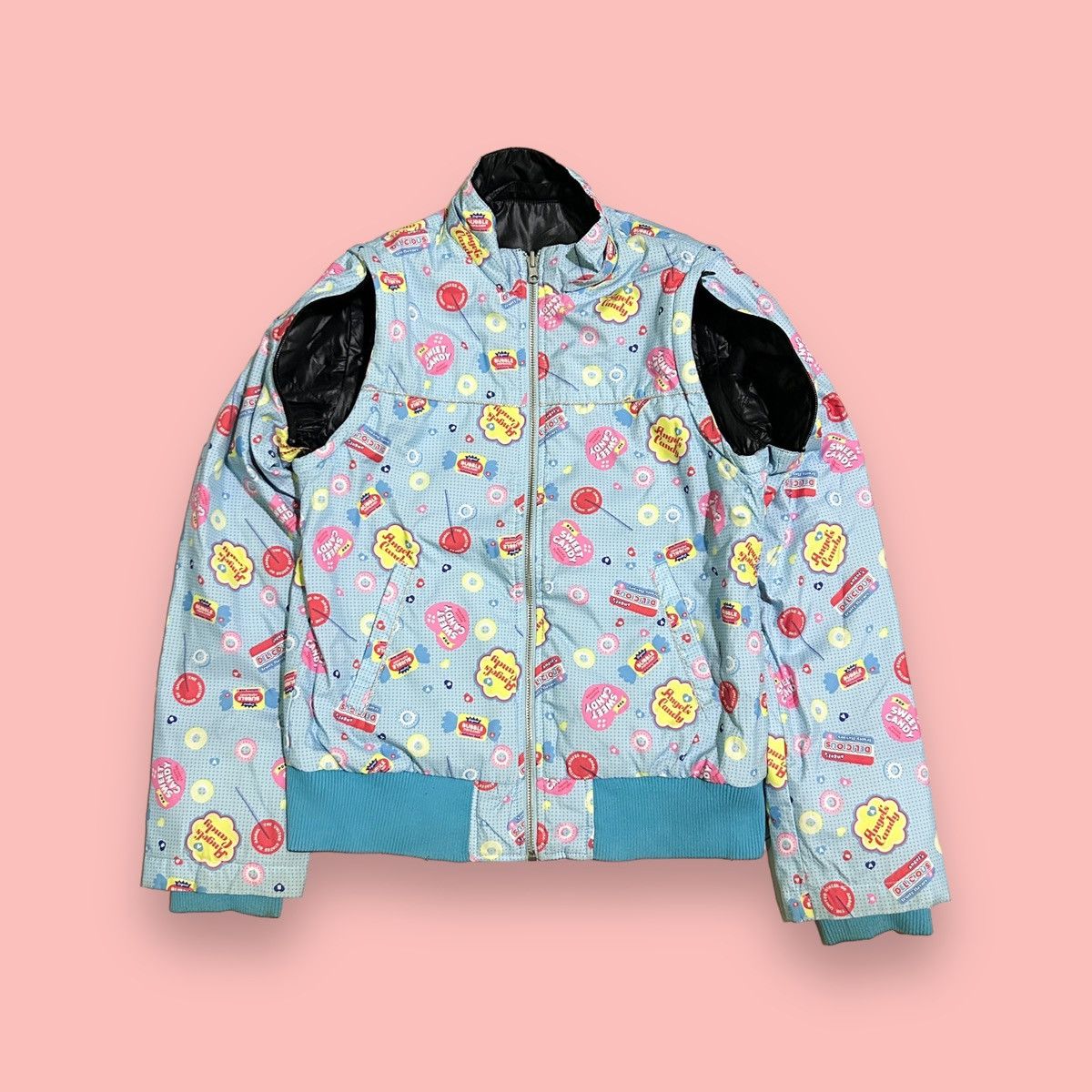 Angel Blue × Hysteric Glamour × Japanese Brand 1990s Angle Blue - Reversible Puffer Jacket Size US S / EU 44-46 / 1 - 5 Thumbnail