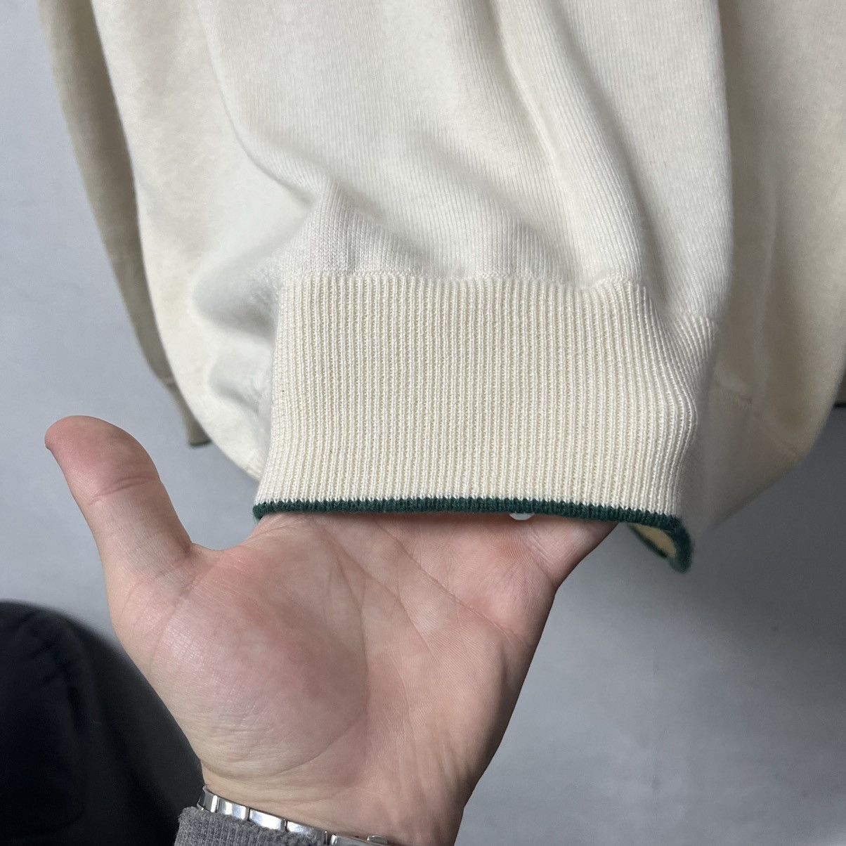 Loro Piana Loro Piana Black Sweatshirt Mini Logo Old Money Kashmir Size US L / EU 52-54 / 3 - 6 Thumbnail