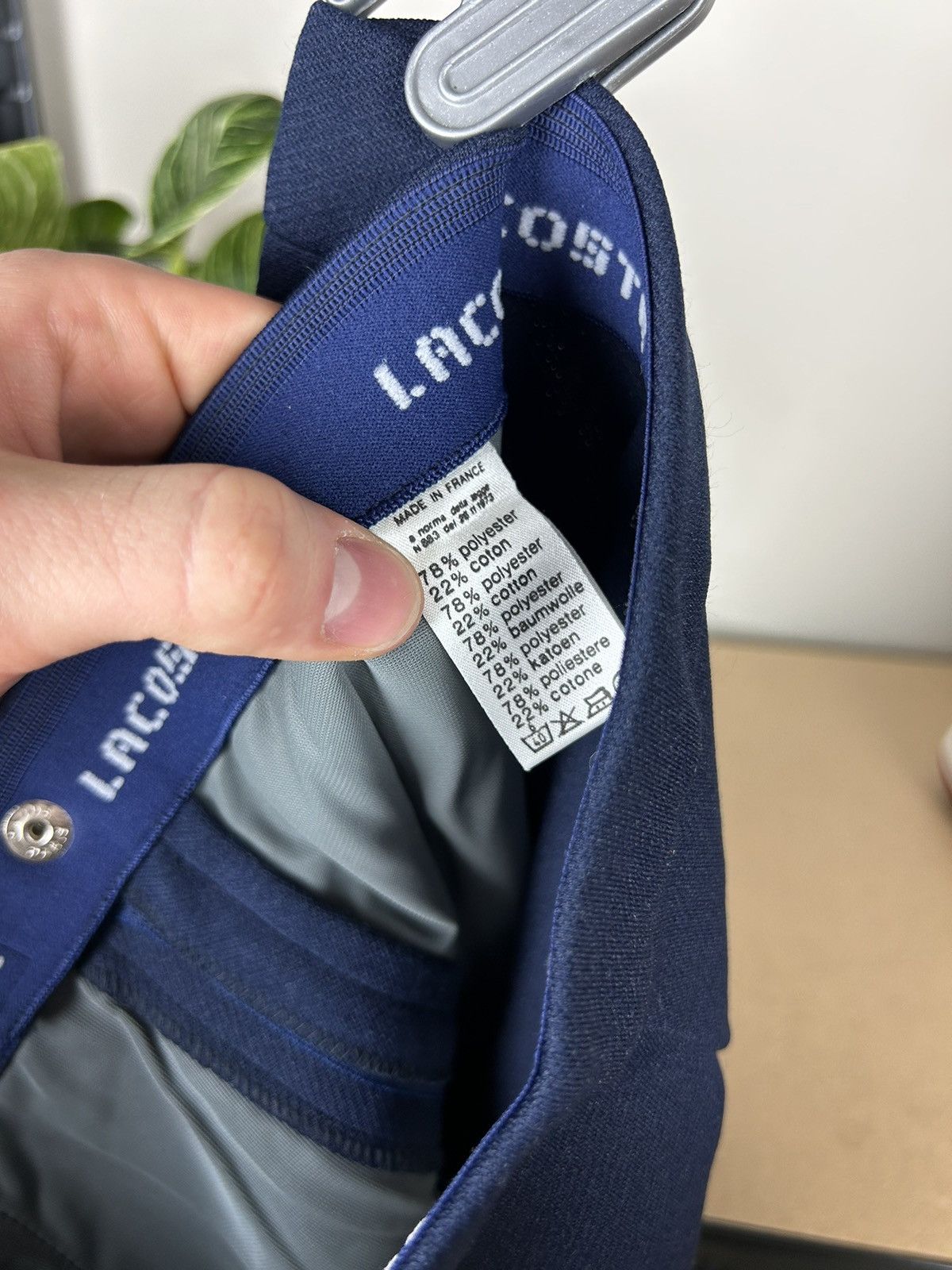 Lacoste × Vintage 80s Rare Chemise Lacoste Shorts Size US 28 / EU 44 - 9 Thumbnail