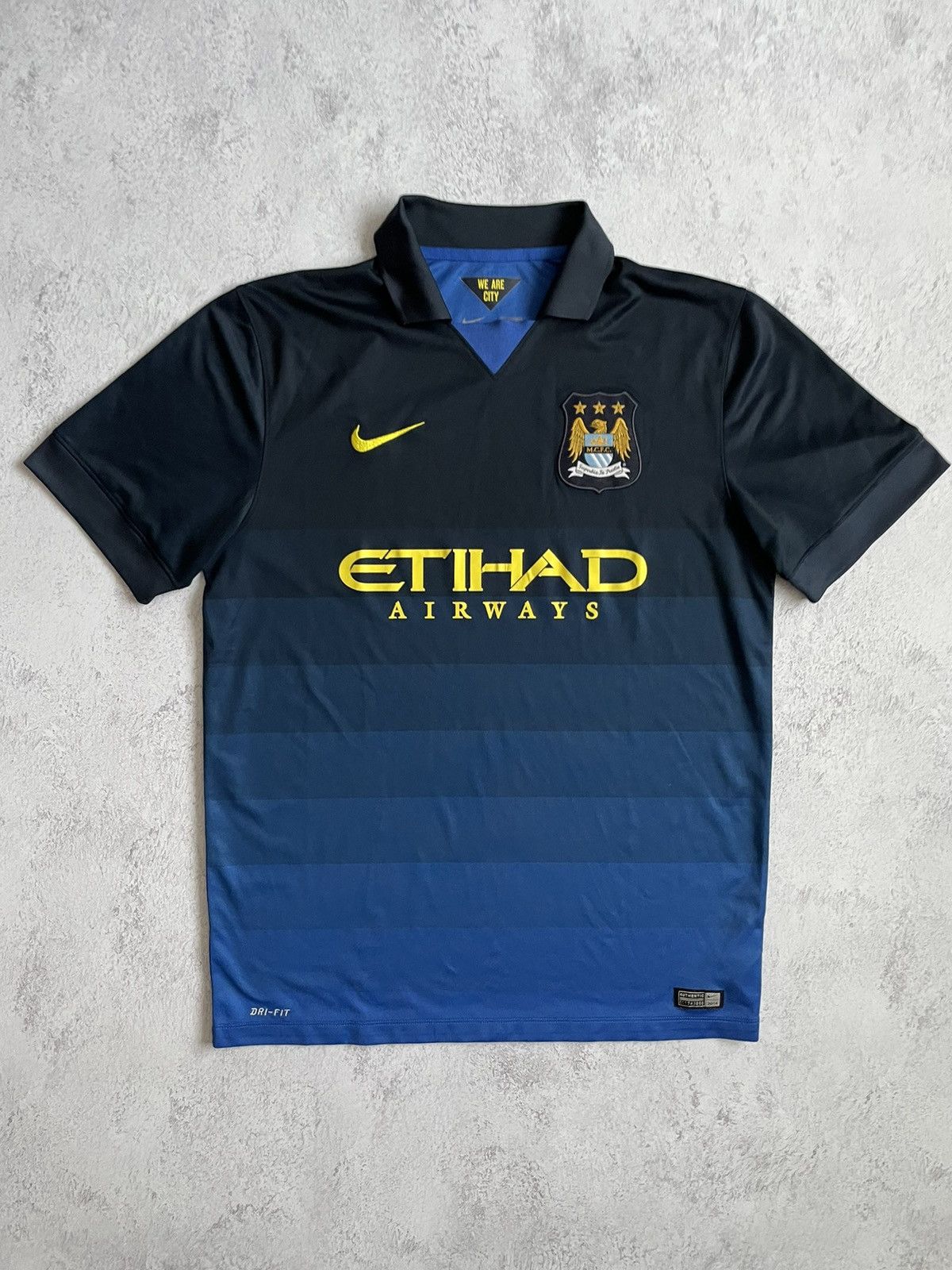Nike Nike Manchester City 2014/2015 Away Soccer Jersey Kit L Size US L / EU 52-54 / 3 - 1 Thumbnail