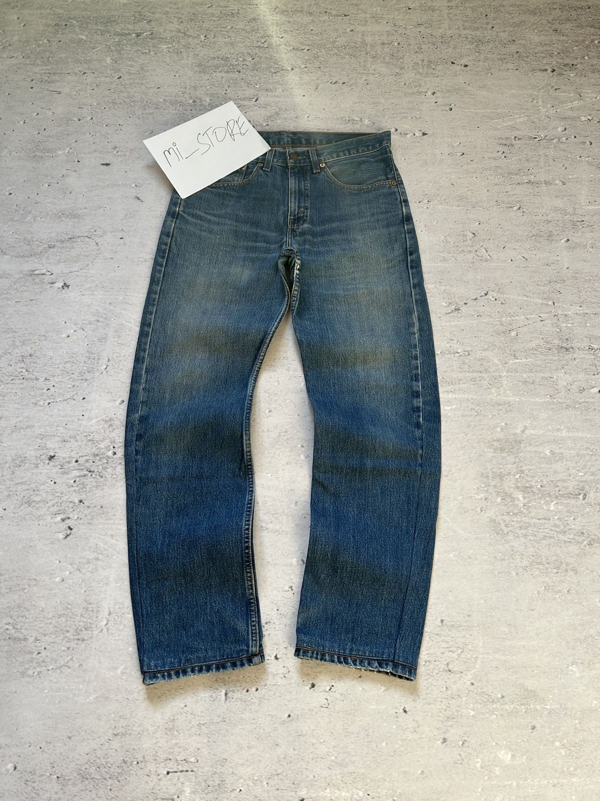 Levi's Vintage Clothing 💥SALE💥Vintage Levis 751 Distressed Washed Denim Jeans 00s Size US 31 - 6 Thumbnail