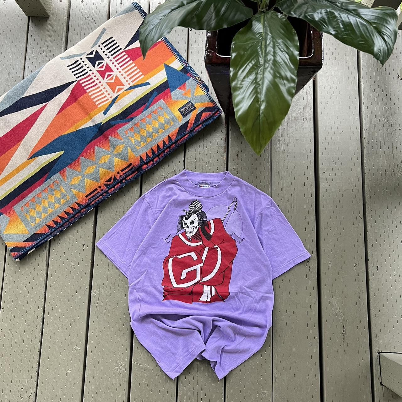 Band Tees × Grateful Dead × Vintage Vintage 80s Grateful Dead Bootleg Samurai Band Tee T Shirt Size US M / EU 48-50 / 2 - 2 Thumbnail