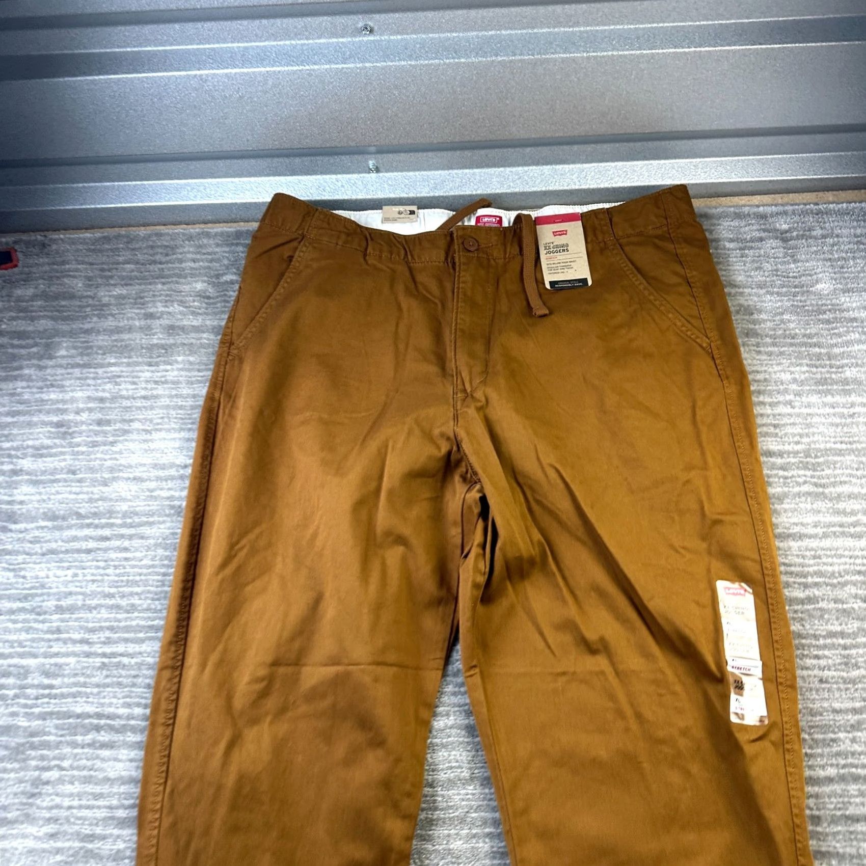 Levi's VINTAGE? No. Levi's Pants Regular Chino Pants XL Brown Men 5-Pocket Flat Front Zip Button Twill Casual Comfortable Shoes? Size US 36 / EU 52 - 3 Thumbnail