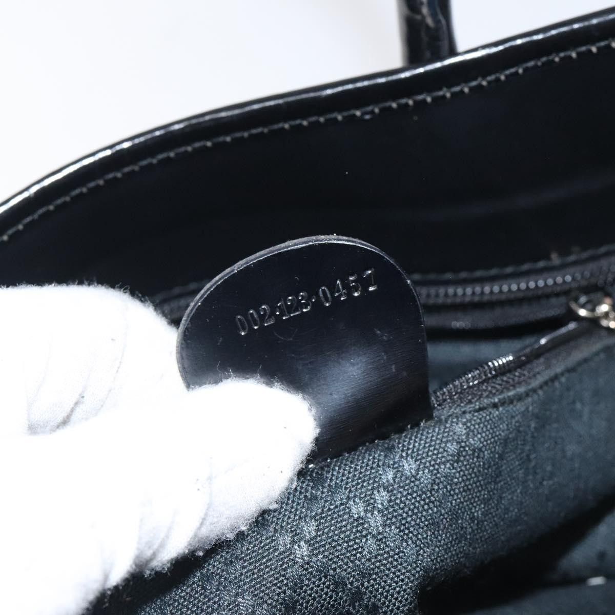 Gucci GUCCI Tote Bag Nylon Leather Black Silver 002 123 002 123 Size ONE SIZE - 20 Thumbnail