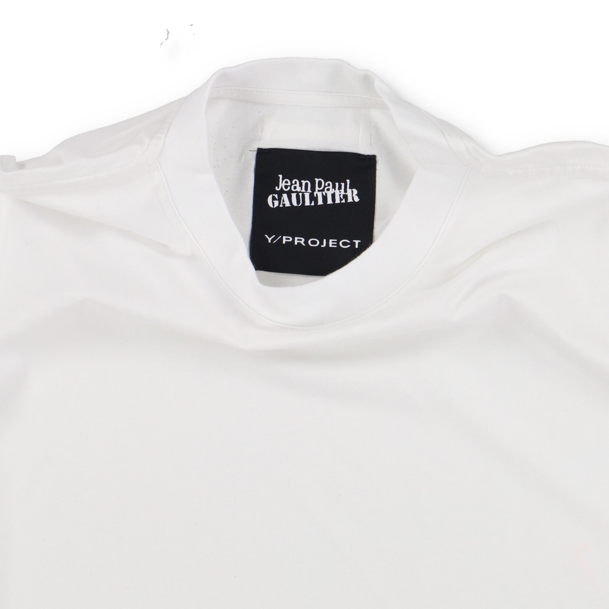 Jean Paul Gaultier × Y/Project White Trompe L'oeil Belt T-Shirt Size US S / EU 44-46 / 1 - 6 Thumbnail