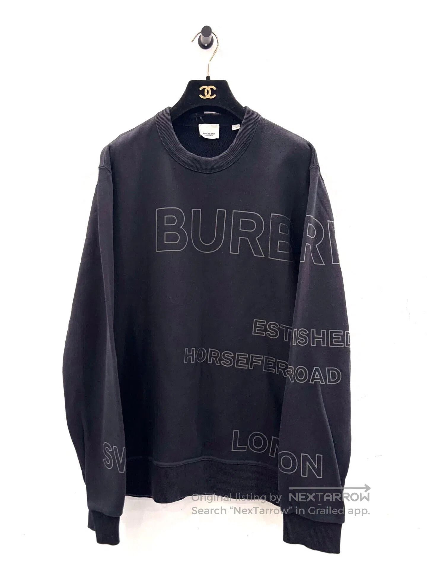 Burberry Burberry Men's Black Logo Long. Size US S / EU 44-46 / 1 - 1 Thumbnail