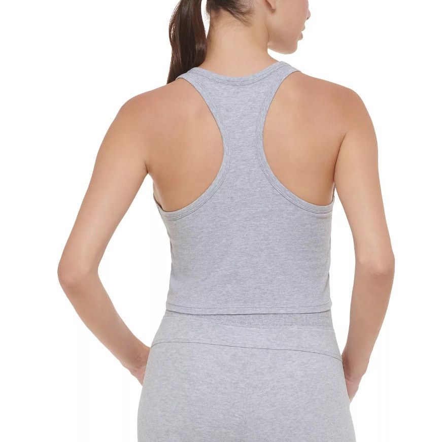 Calvin Klein CALVIN KLEIN PERFORMANCE Racerback Crop Top Grey Small Size M / US 6-8 / IT 42-44 - 2 Thumbnail
