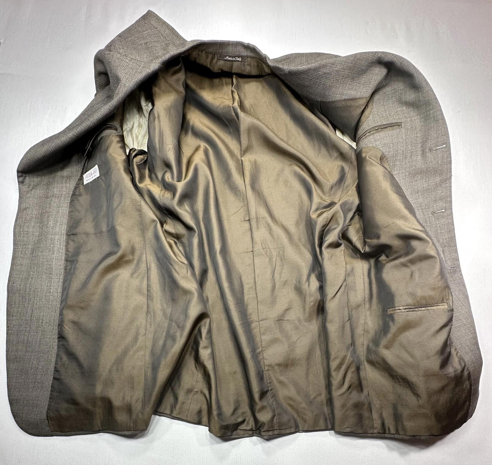 Barneys New York Piatelli Barneys New York 100% Wool 3-Button Blazer Brown 42 Size 42R - 3 Thumbnail