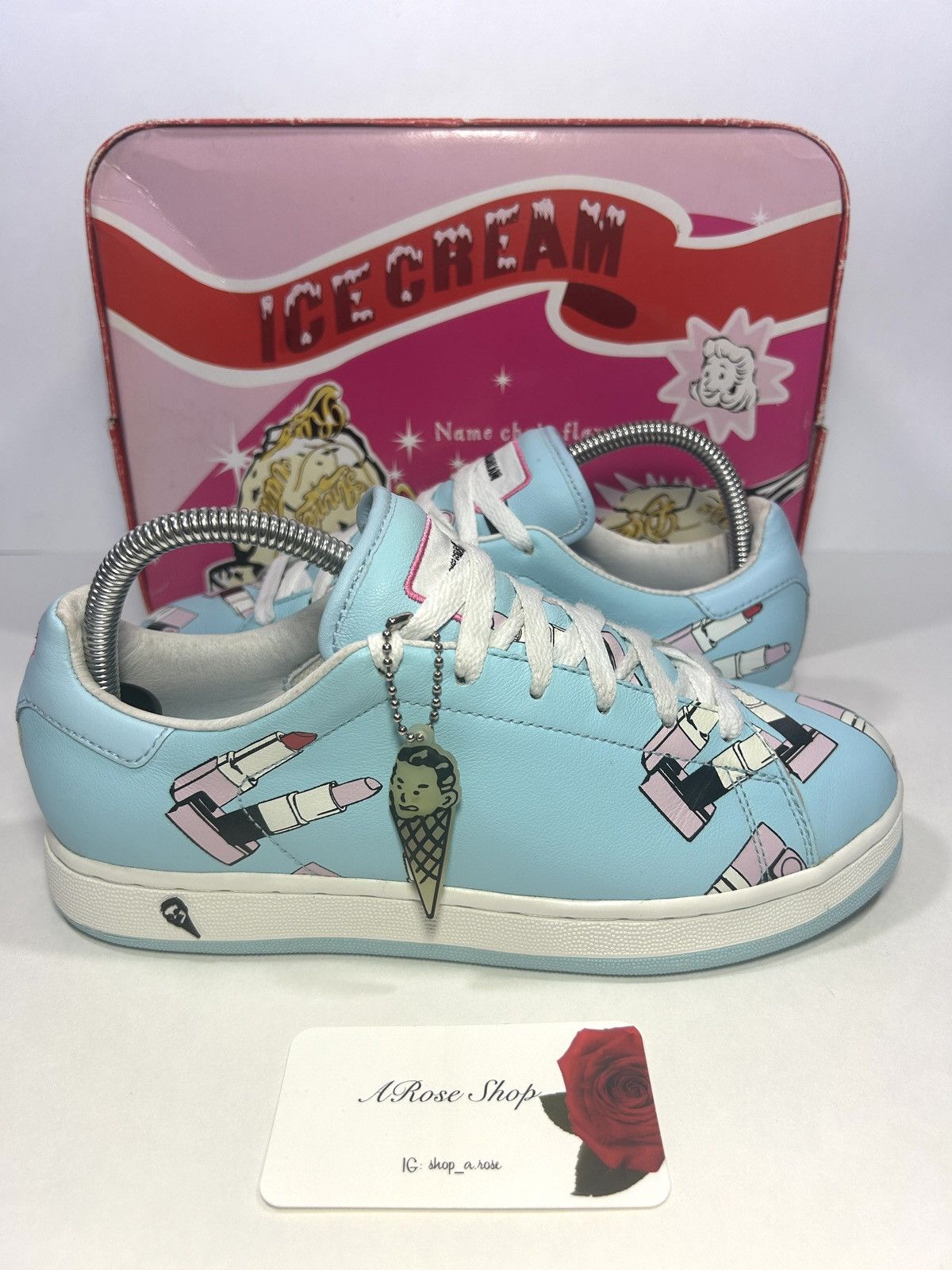 Reebok x BBC Ice Cream Low 'Lipstick' Shoes Size: W